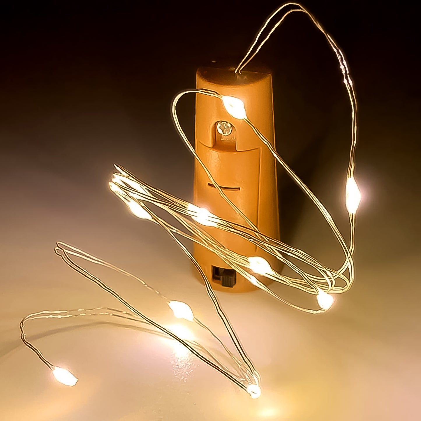 Wine Bottle Cork String Light  Multi Led  2m Cable Length Copper Wire Battery Operated Warm White  1 Pc) - Happy Price - Image 2