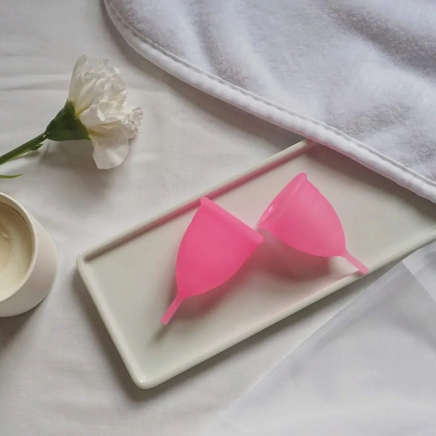 Reusable Silicone Menstrual Cup for Women & Girls
