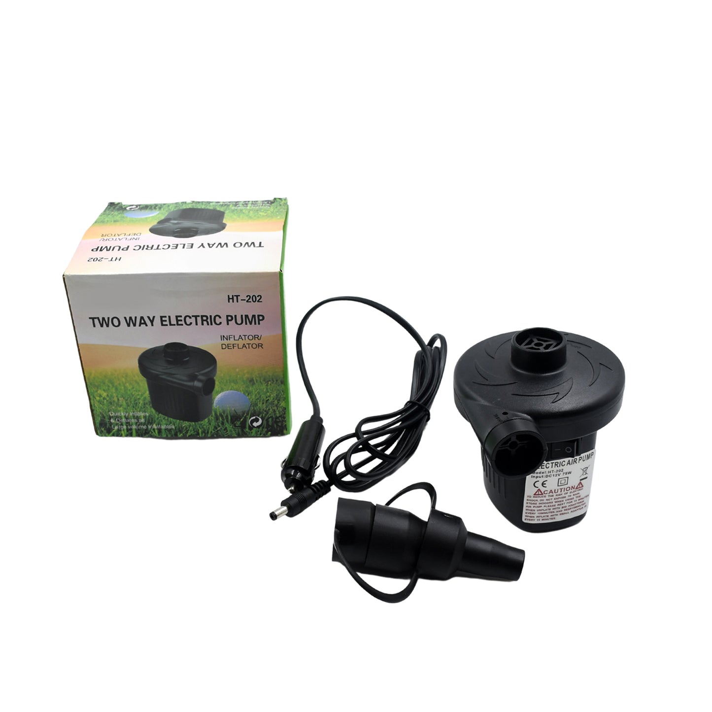 a Multi-purpose Electric Air Pump Without Valve Adaptors For Quickly Inflatesdeflates Sofa Bed Swimming Pool Tubes Toys Air Bags - Happy Price - Image 4