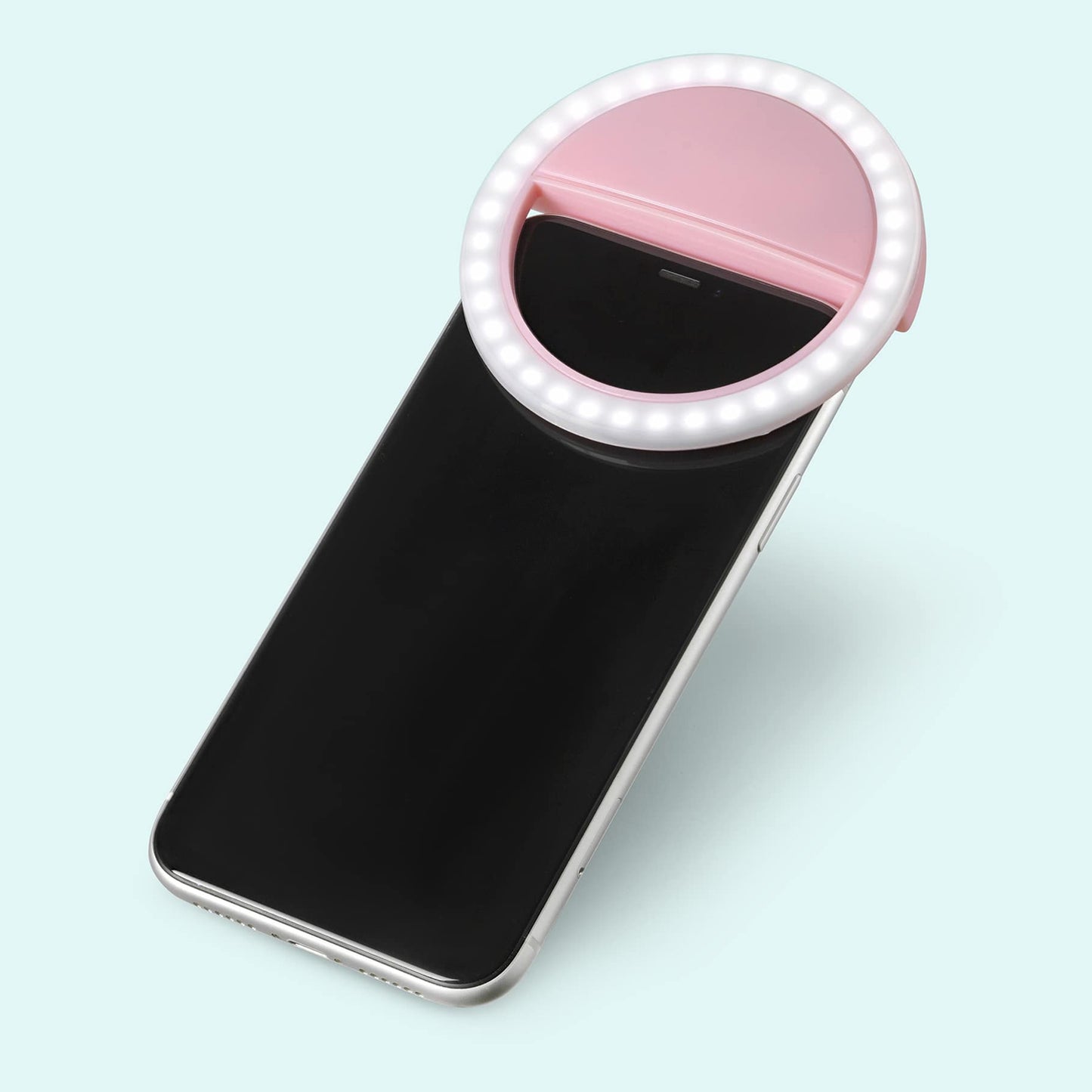 Phone Selfie Light Selfie Ring Light Selfie Light For Smartphone Selfie Light For Phone Battery Operated Selfie Ring Light (Battery Not Included) - Happy Price - Image 3