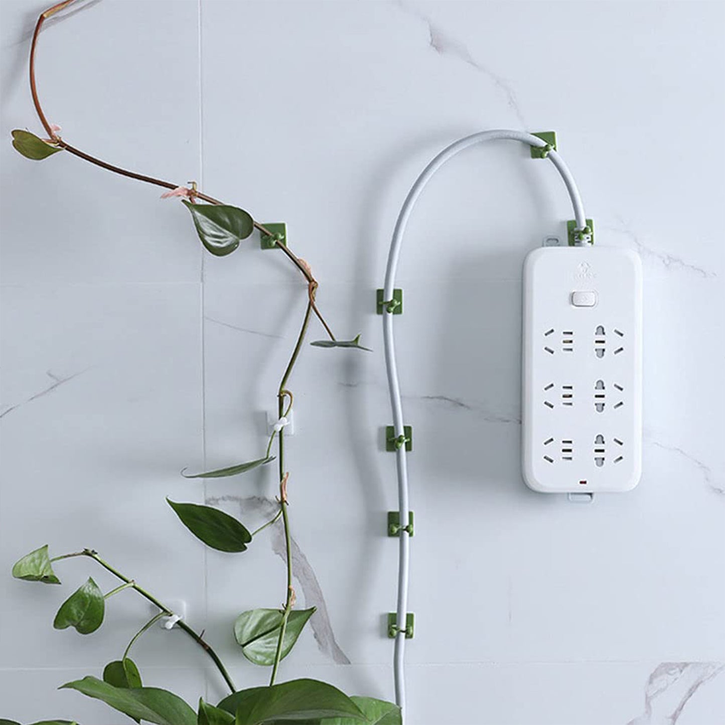 Plant Climbing Wall Fixture Clip Self-adhesive Hook (200 Pcs Set) - Happy Price - Image 4