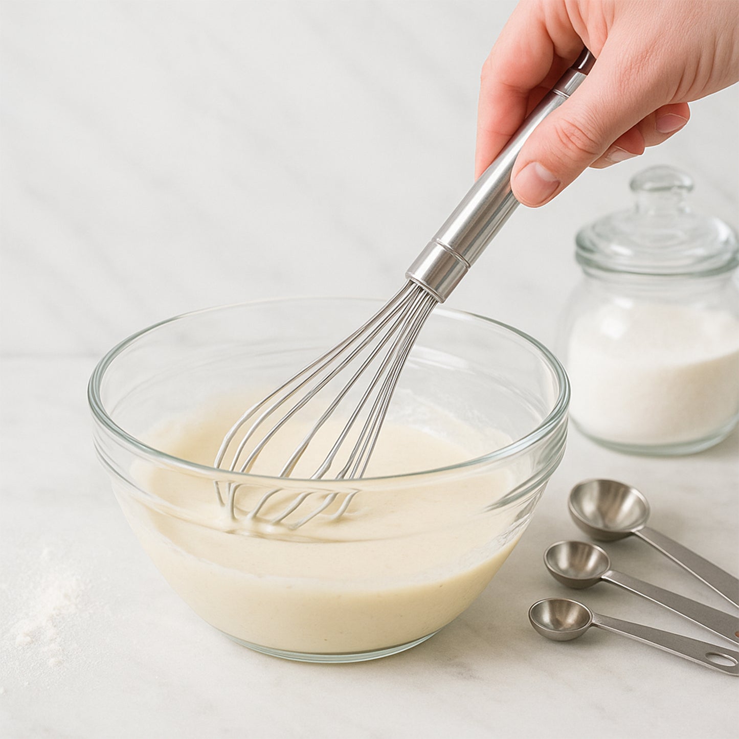 Apex Stainless Steel Small Hand Whisk for Baking & Cooking (1 Pc) - Happy Price - Image 5