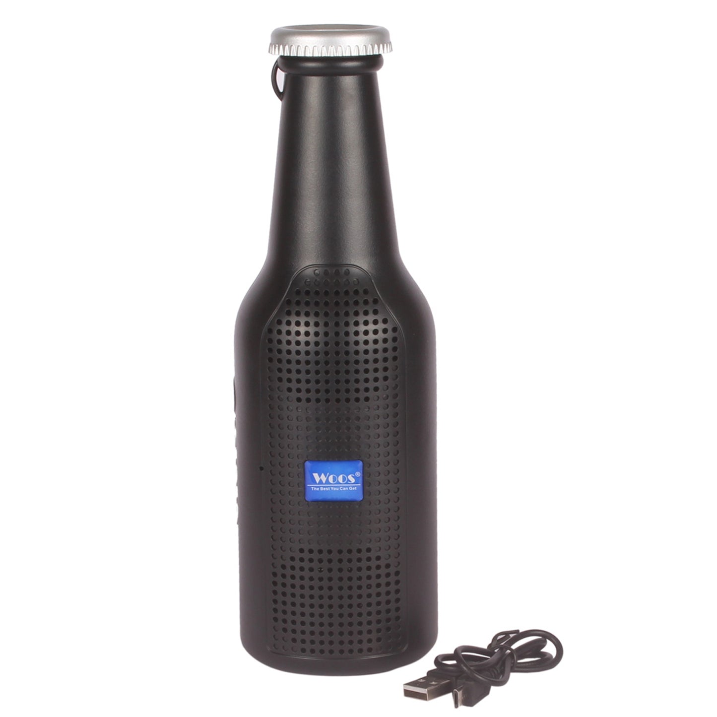 Bottle Shape Bluetooth Speaker And Weatherproof Enhanced Wireless Usb Rechargeable Calling  Fm  Aux  Usb  Sd Card Support Portable Bluetooth Speaker With Rich Deep Bass - Happy Price - Image 2