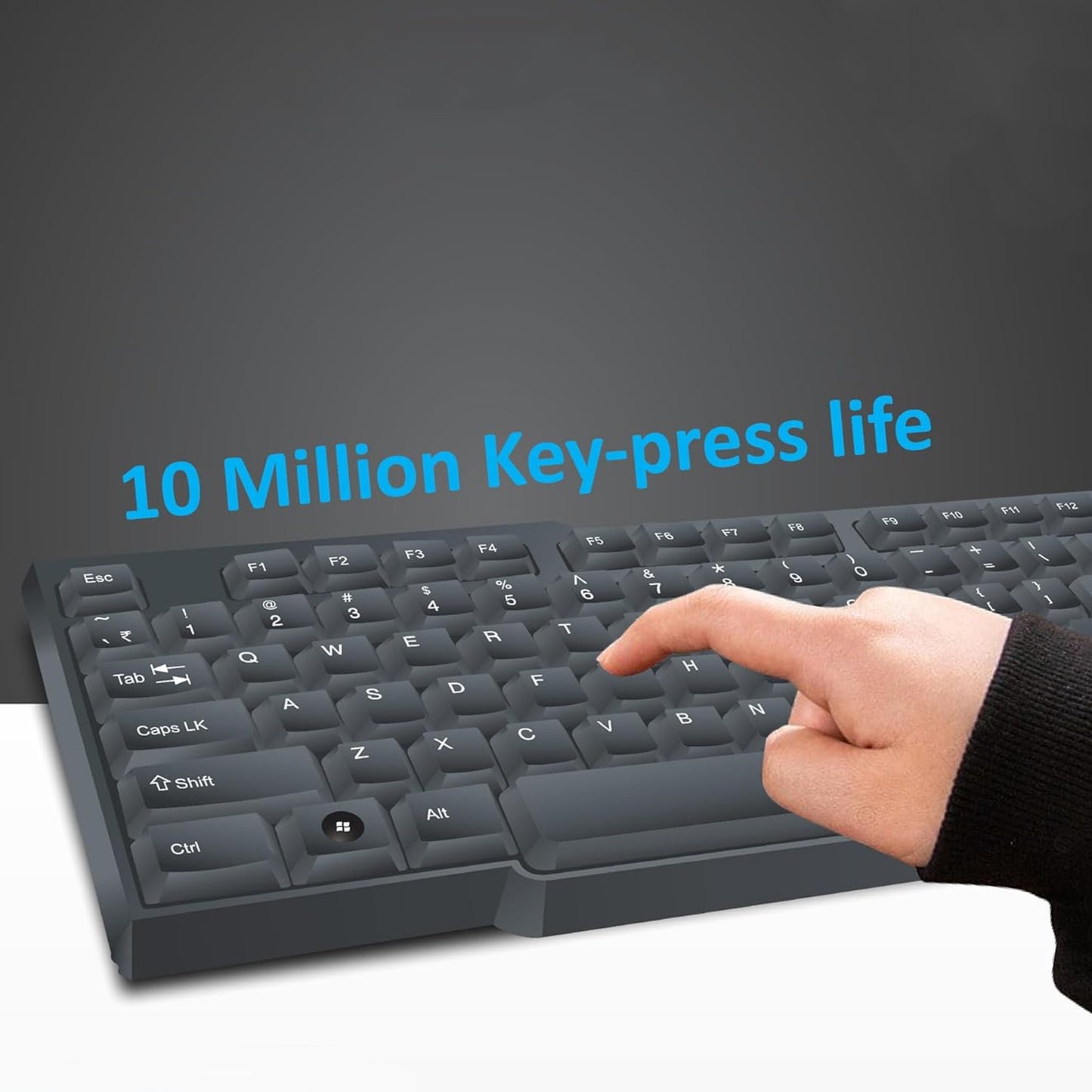 Wired Usb Keyboard 104 Keys (1 Pc) - Happy Price - Image 4