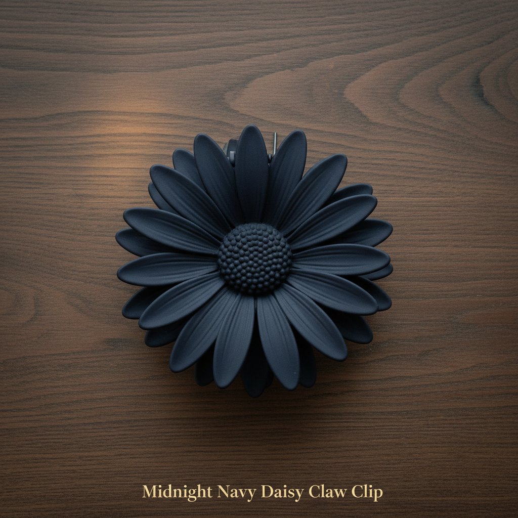 Set of 7 Flower Hair Claw Clips – Daisy & Blossom Mini Claw Clip Combo