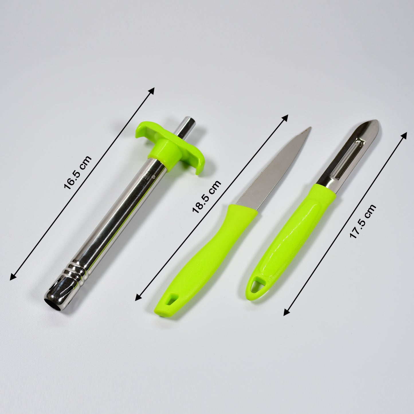 Ganesh 3pc Lighter Cum Knife And Peeler. - Happy Price - Image 2