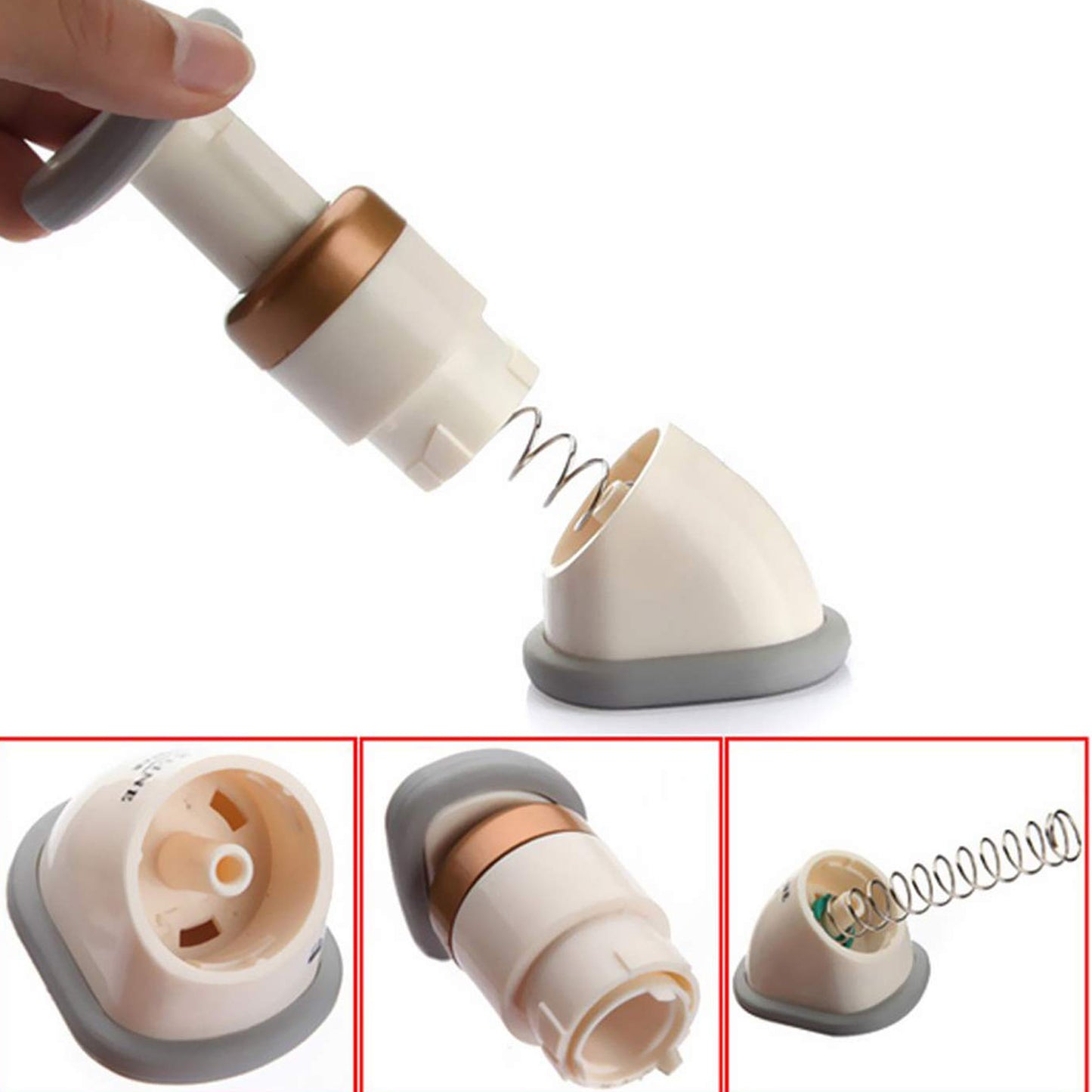 Massager For Men Women Double Chin Up Neckline Slimmer Machine And Jawline Exerciser Tool With Neck Slimming Rubber  Chinfat Reducer Exerciser (1 Pc) - Happy Price - Image 6