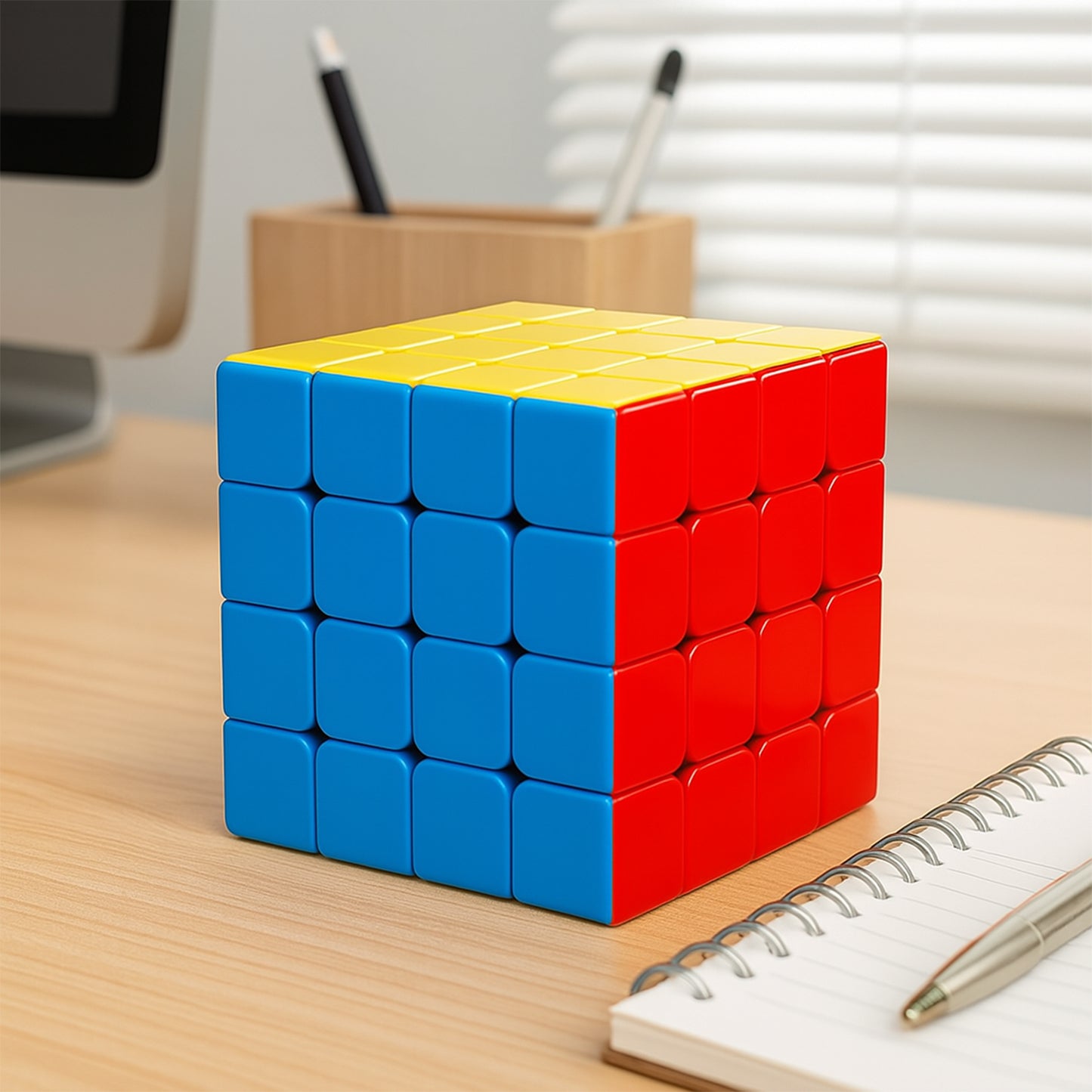 4x4 Magic Speed Cube Puzzle For Kids  Adults (1 Pc) - Happy Price - Image 4