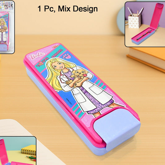Stylish Cartoon Printed Hard Top Pencil Box For Kids (1 Pc  Mix Design) - Happy Price - Image 1