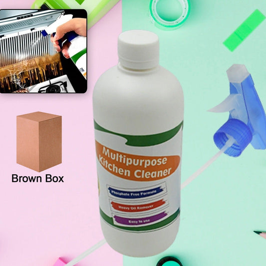 Kitchen Cleaner Spray Oil  Grease Stain Remover Stove  Chimney Cleaner Spray Non-flammable Nontoxic Magic Degreaser Spray For Kitchen Gas Stove Cleaning Spray (Approx 500ml) - Happy Price - Image 1