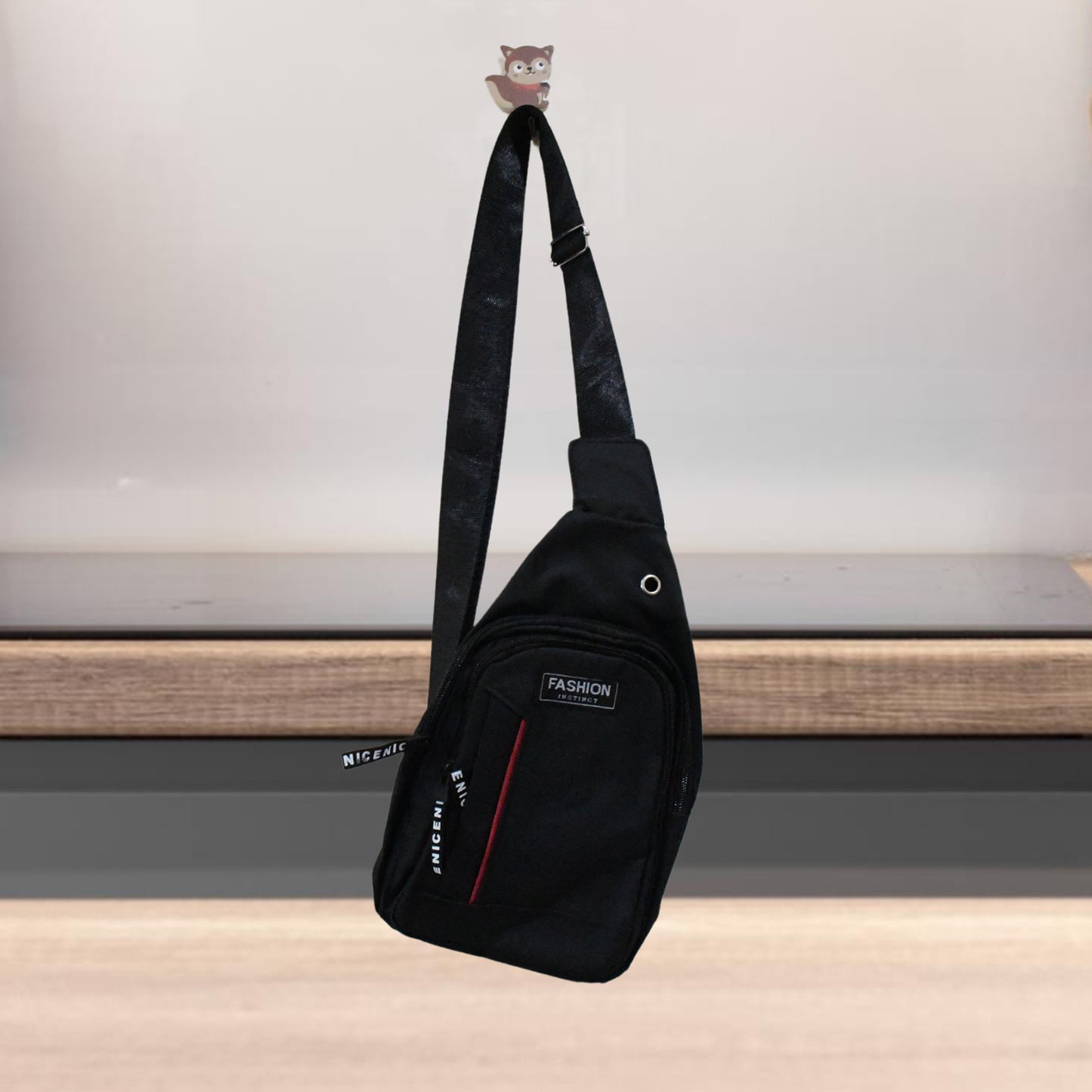 Waterproof Anti Theft Cross-body Fanny Pack Waist Bag Shoulder Bags Chest Men Casual Fashion Usb Charging Earphone Hook Sling Travel Bag (1 Pc) - Happy Price - Image 4