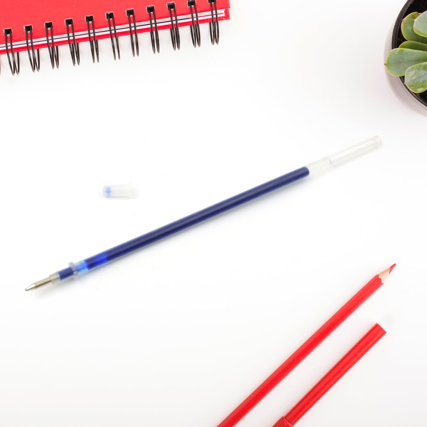 Blue Pen Refill All Round Ball Pen Refill Smooth Writing Pen Refill All Pen Suitable (1pc) - Happy Price - Image 2