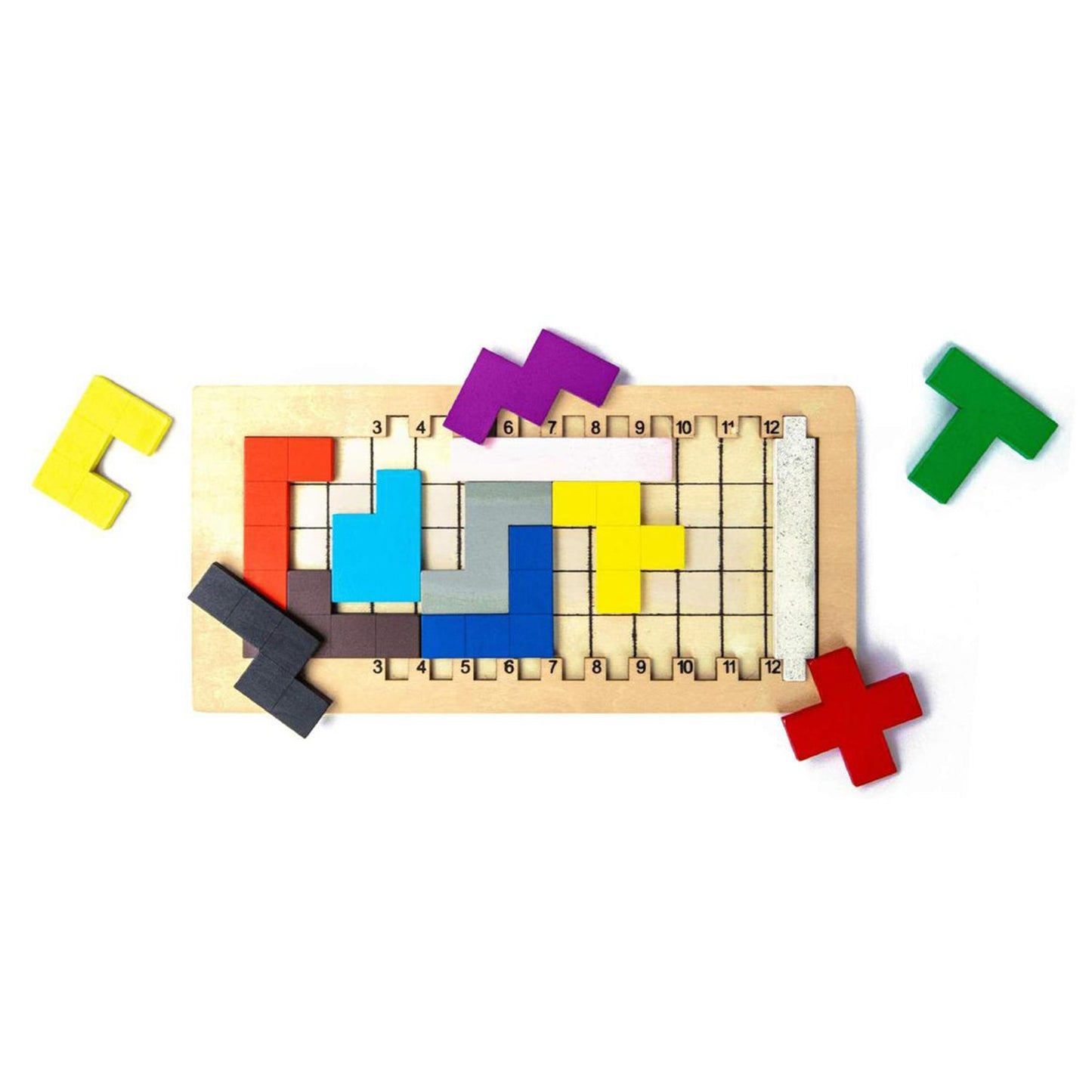 At50 Wooden Mind Game And Game For Kids And Babies For Playing And Enjoying Purposes. - Happy Price - Image 4
