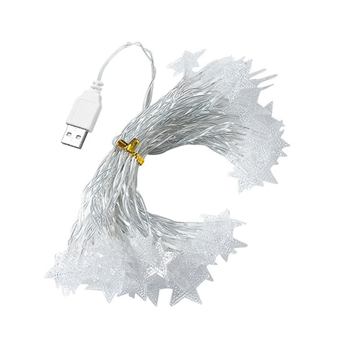 Usb Powered 20 Led Decorative Star String Fairy Lights - Happy Price - Image 5