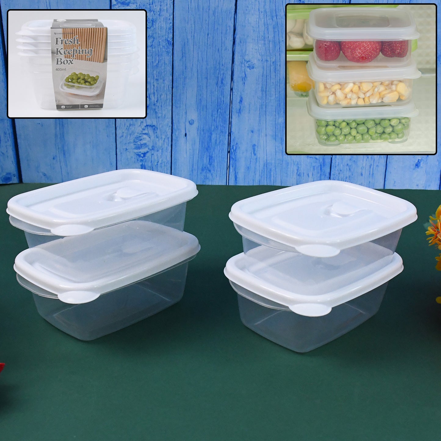 Food Storage Containers-microwave (4 Pc400ml) - Happy Price - Image 6