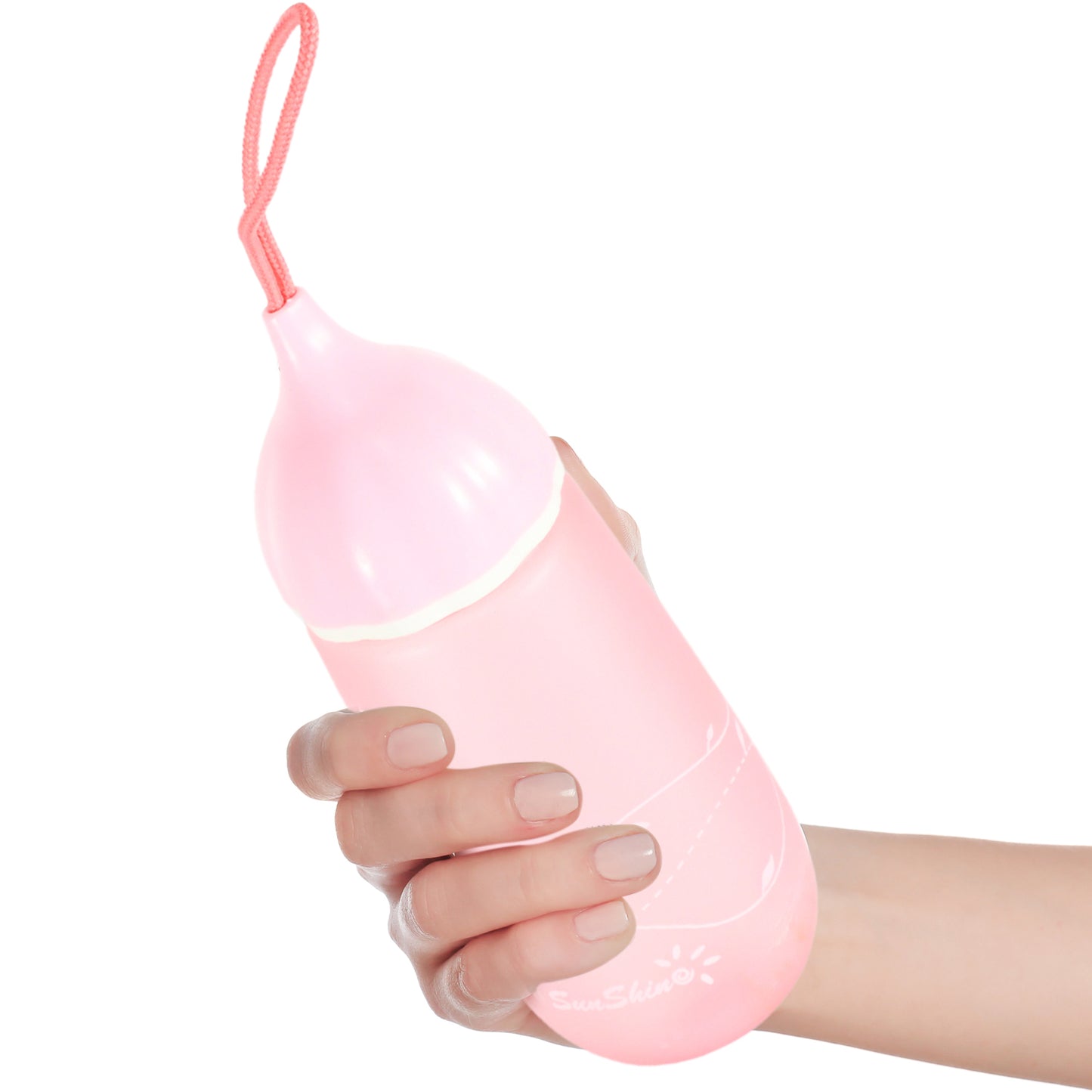 Unique Shape Premium Plastic Water Bottle With Dori Easy To Carry Leakproof Bpa-free Water Plastic Water Bottle For Children Home School (1 Pc  550 Ml) - Happy Price - Image 3
