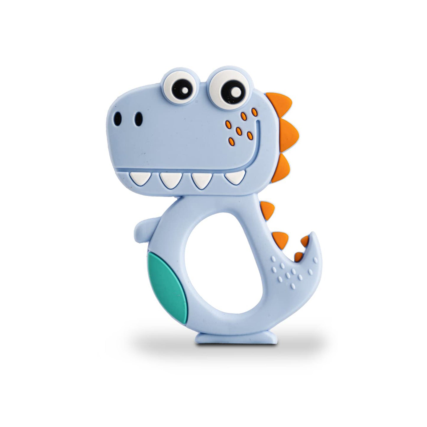 Silicone Dinosaur Teether For Baby (1 Pc  Mix Design  Color) - Happy Price - Image 2