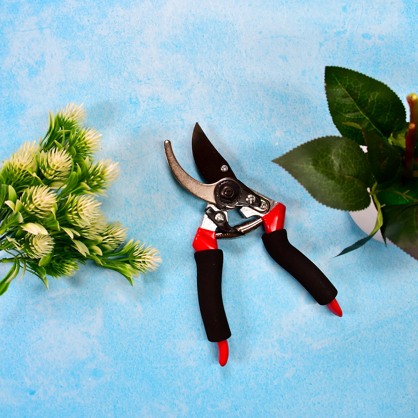 21cm Red Garden Shears Sharp Cutter Pruners Scissor Pruner. - Happy Price - Image 5