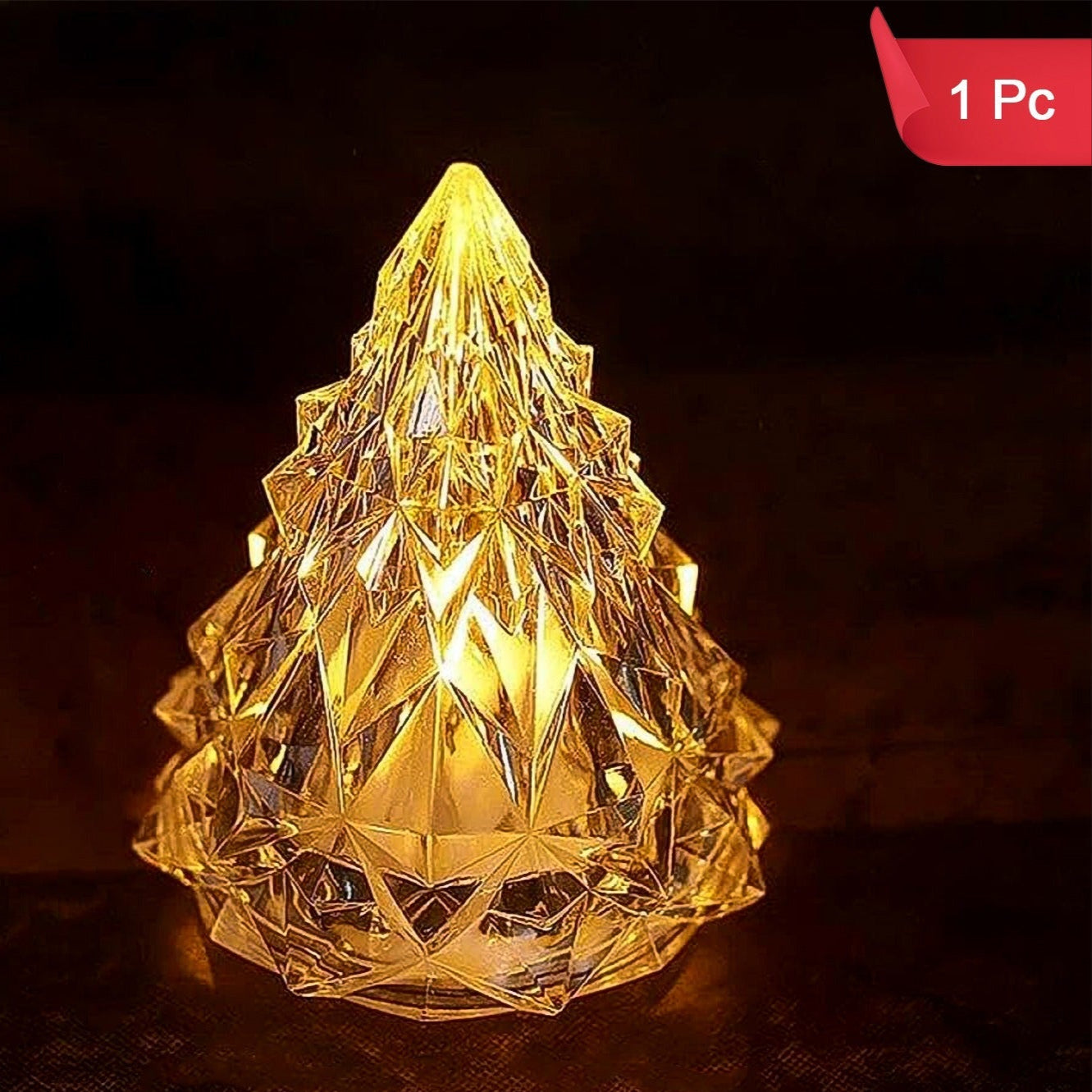 Iceberg  Pyramid Candlelight Tea Light (1 Pc) - Happy Price - Image 1