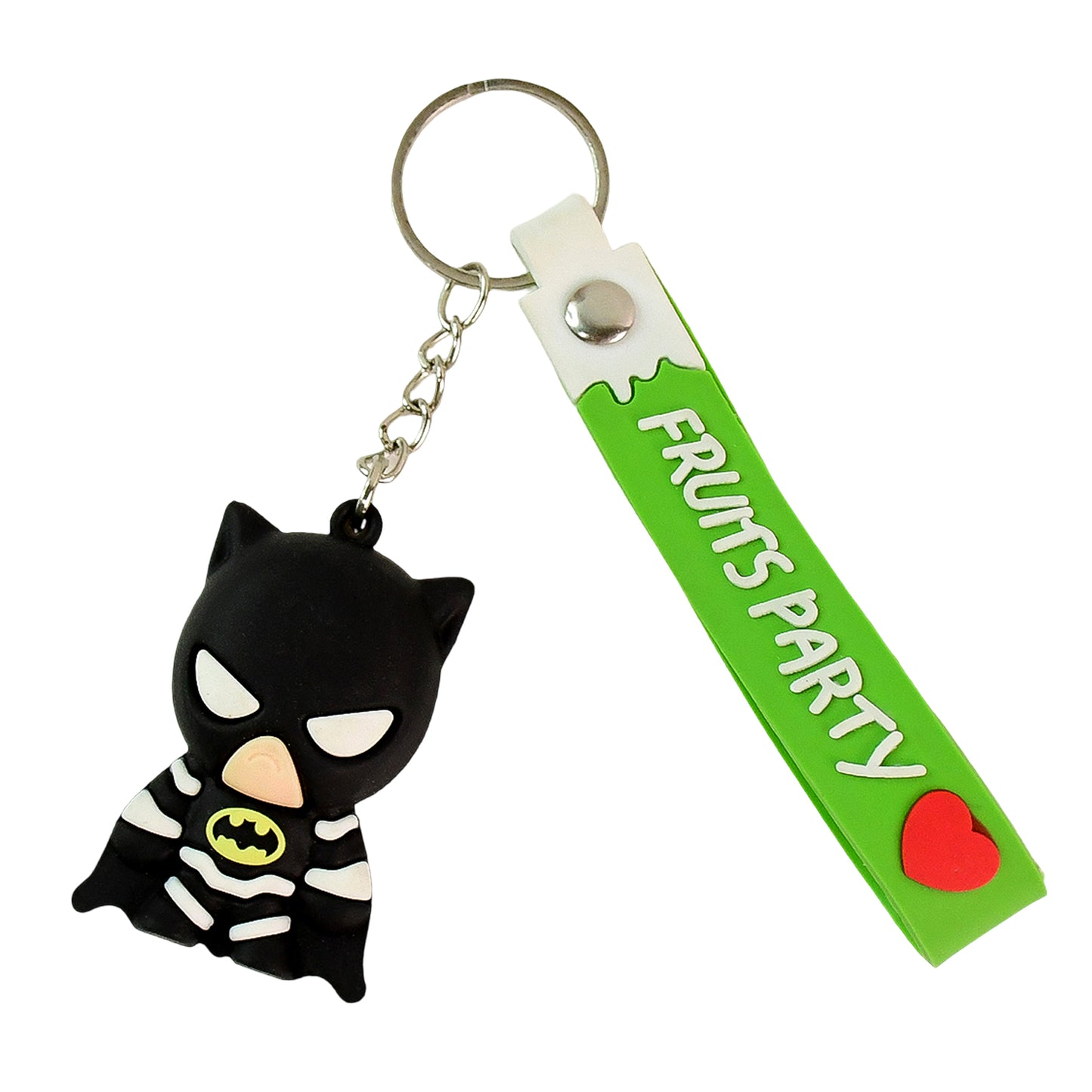Cute Cartoon Silicone 3d Key Chain With Metal Hook  Strap (Pack Of 1) - Happy Price - Image 5