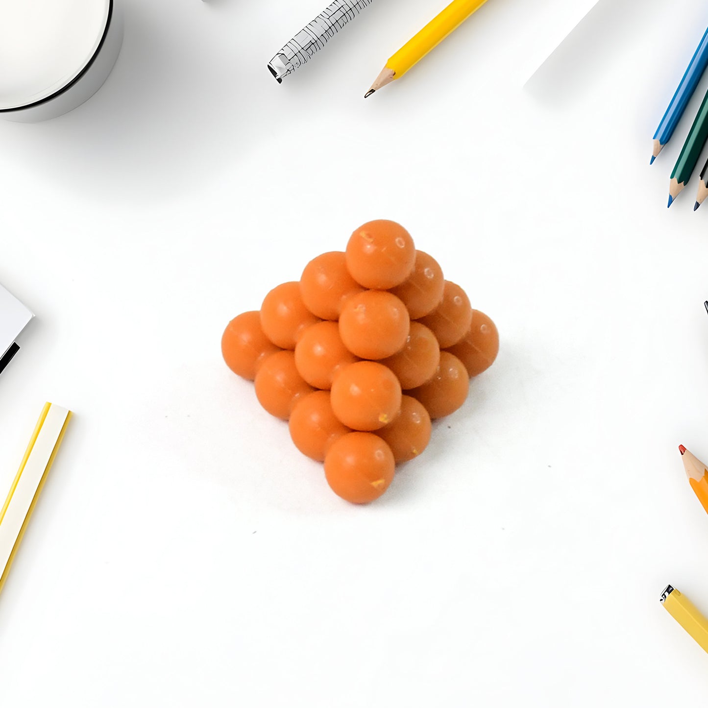 Ball Pyramid Toy  3d Puzzle Building Brain Teaser Toy - Happy Price - Image 4
