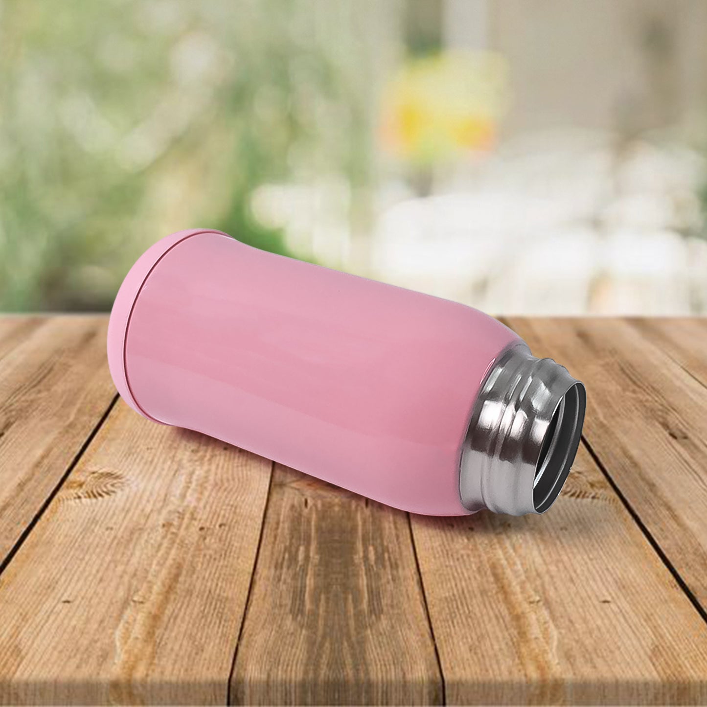 Thermos Steel Double Wall Vacuum Bottle With Cover  Strap 600ml Approx - Happy Price - Image 3
