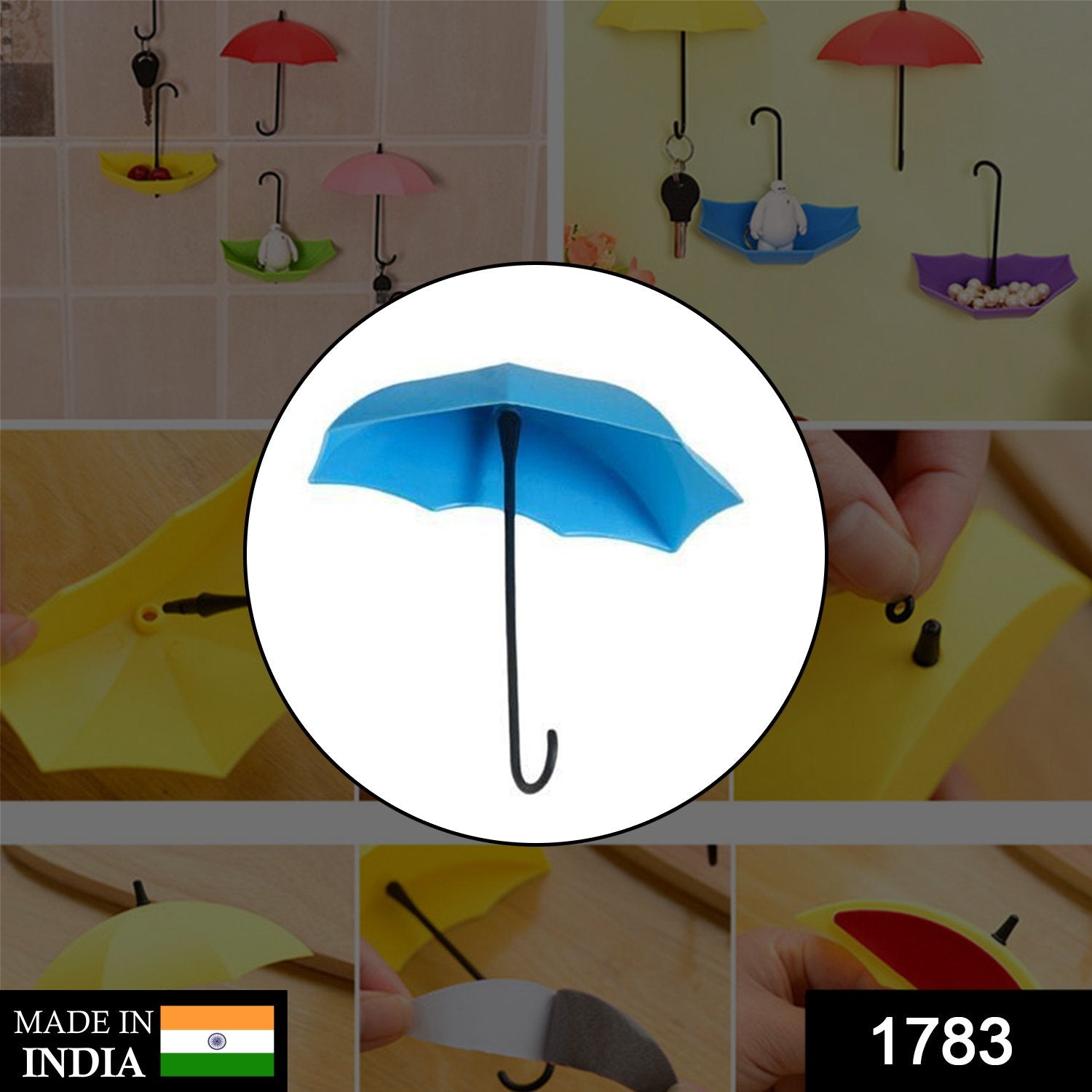 Colourful Umbrella Key Holder - Happy Price - Image 1