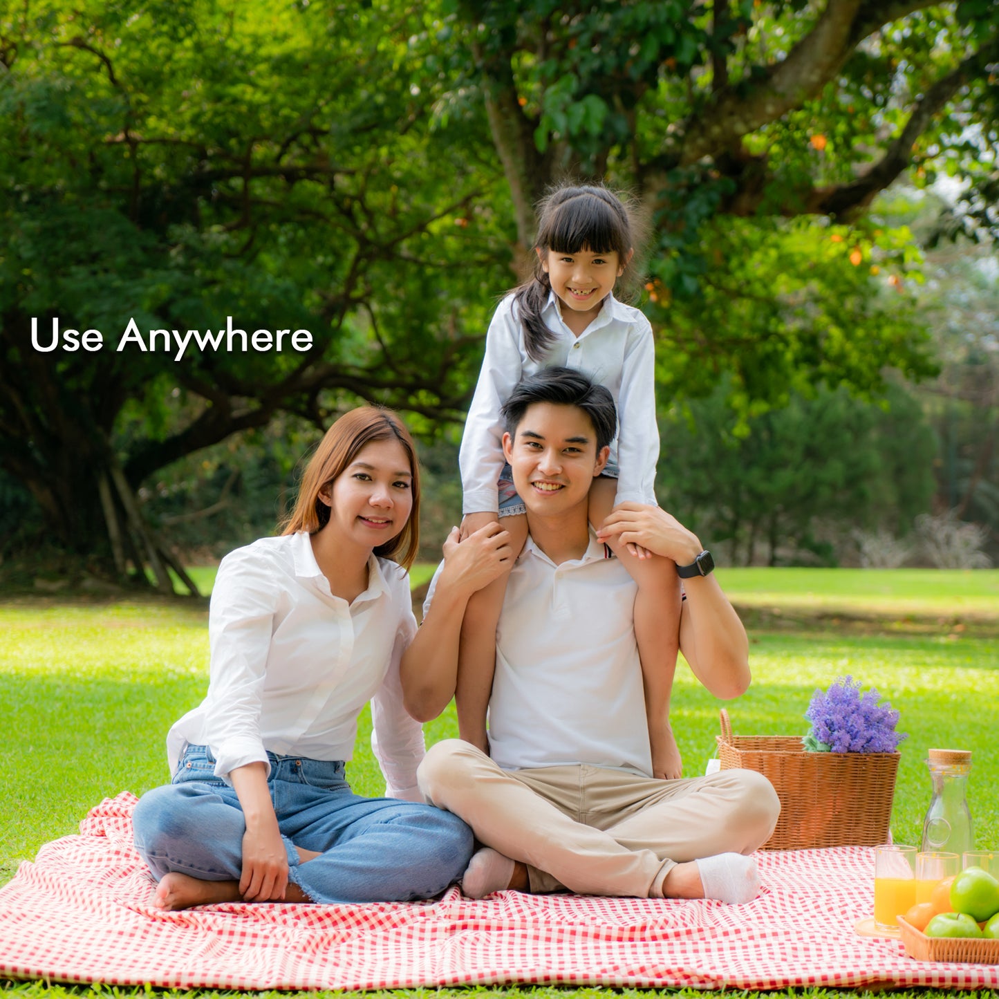 Picnic Blanket Beach Mat Picnic Blanket For Indoor And Outdoor Sand Proof Waterproof Larger Mat For Beach Travel Camping Hiking Park Grass Handy Mat Tote Foldable (190cmx146cm) - Happy Price - Image 4