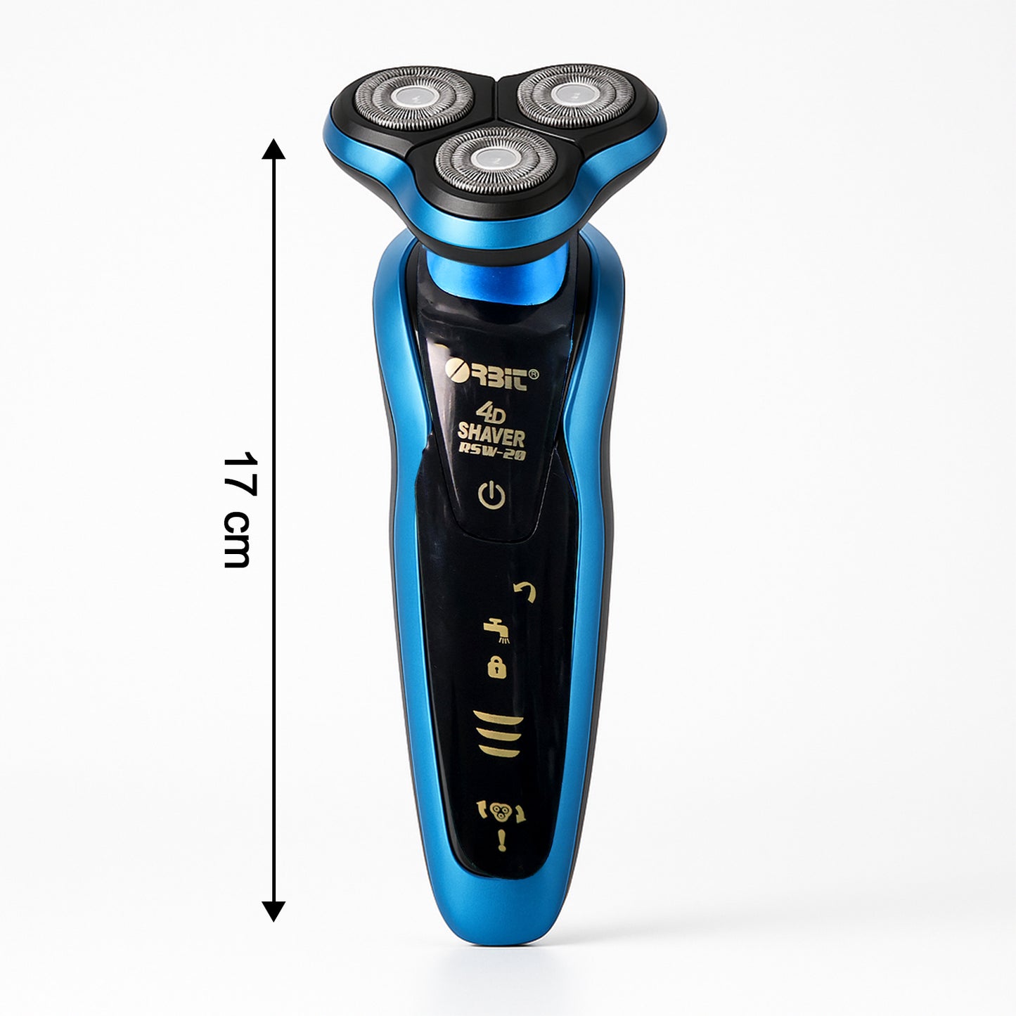 Orbit 4D Rechargeable Electric Shaver for Men - Waterproof, Cordless Beard Trimmer (1 Pc) - Happy Price - Image 4