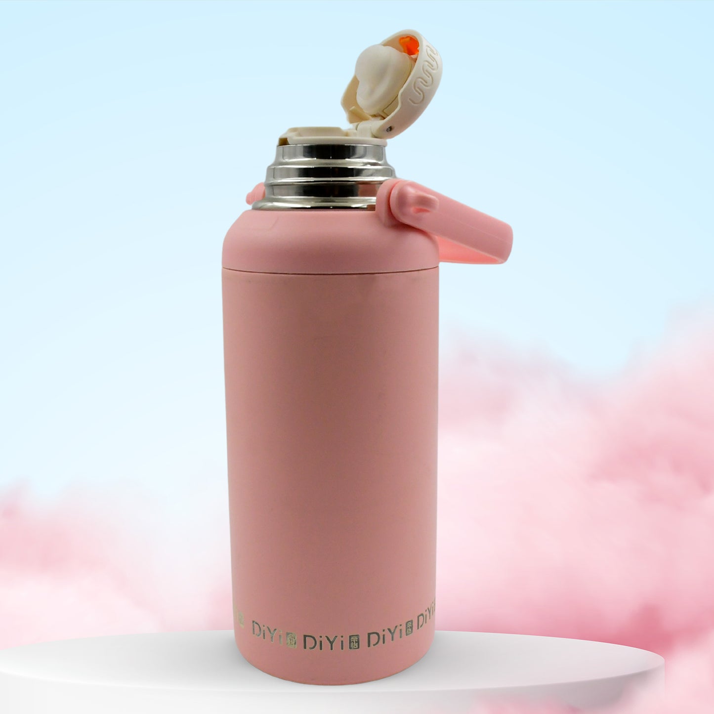 Stainless Steel Tumblers 316 Stainless Steel Vacuum Insulated Cup  Bottle Portable Travel Kettle  Water Bottle With Handle Outdoor Large Capacity Sports Kettle Cups  Bottle (1300 Ml) - Happy Price - Image 5