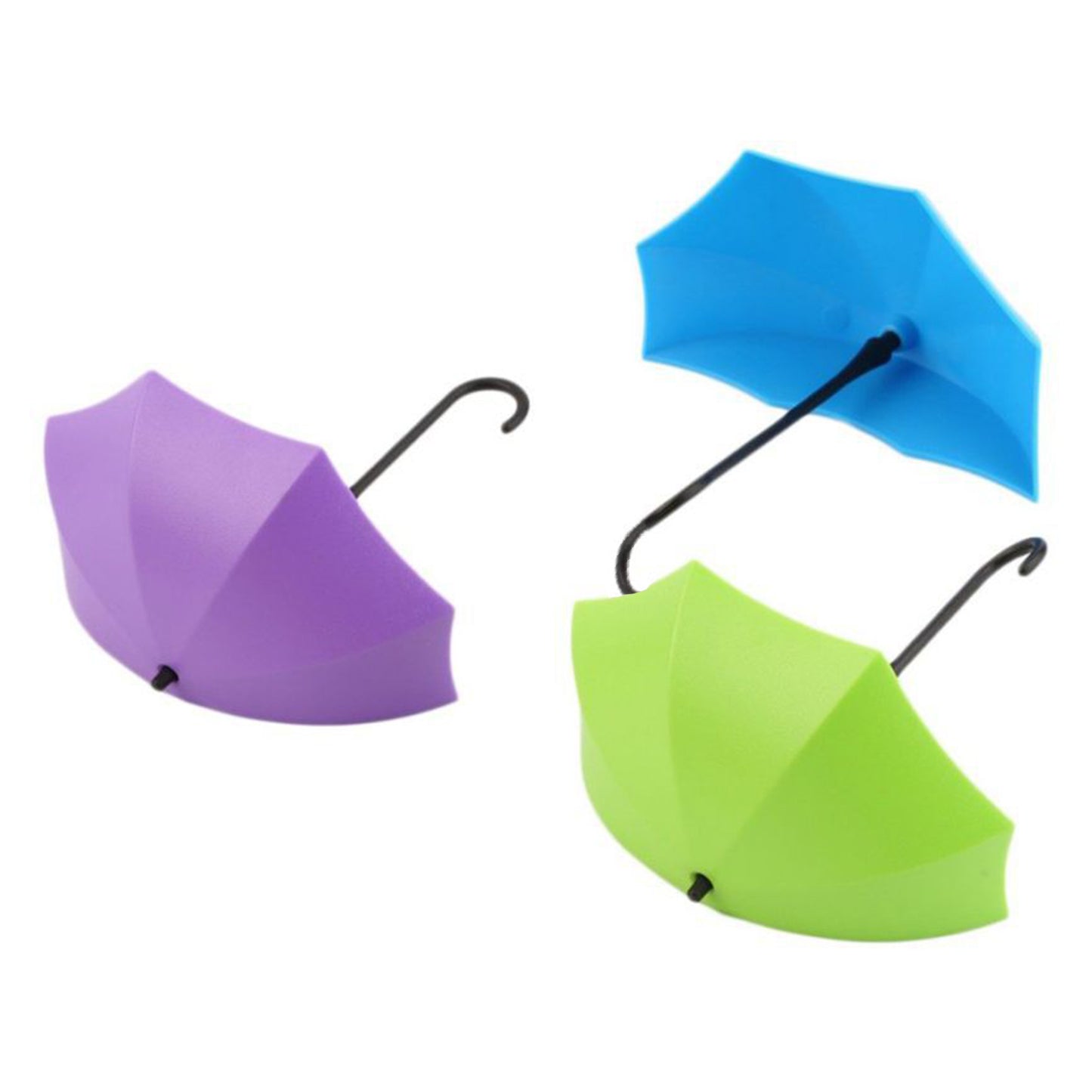 Multipurpose Umbrella Key Hat Holder Wall Hanging Hook Multicolor - Happy Price - Image 7