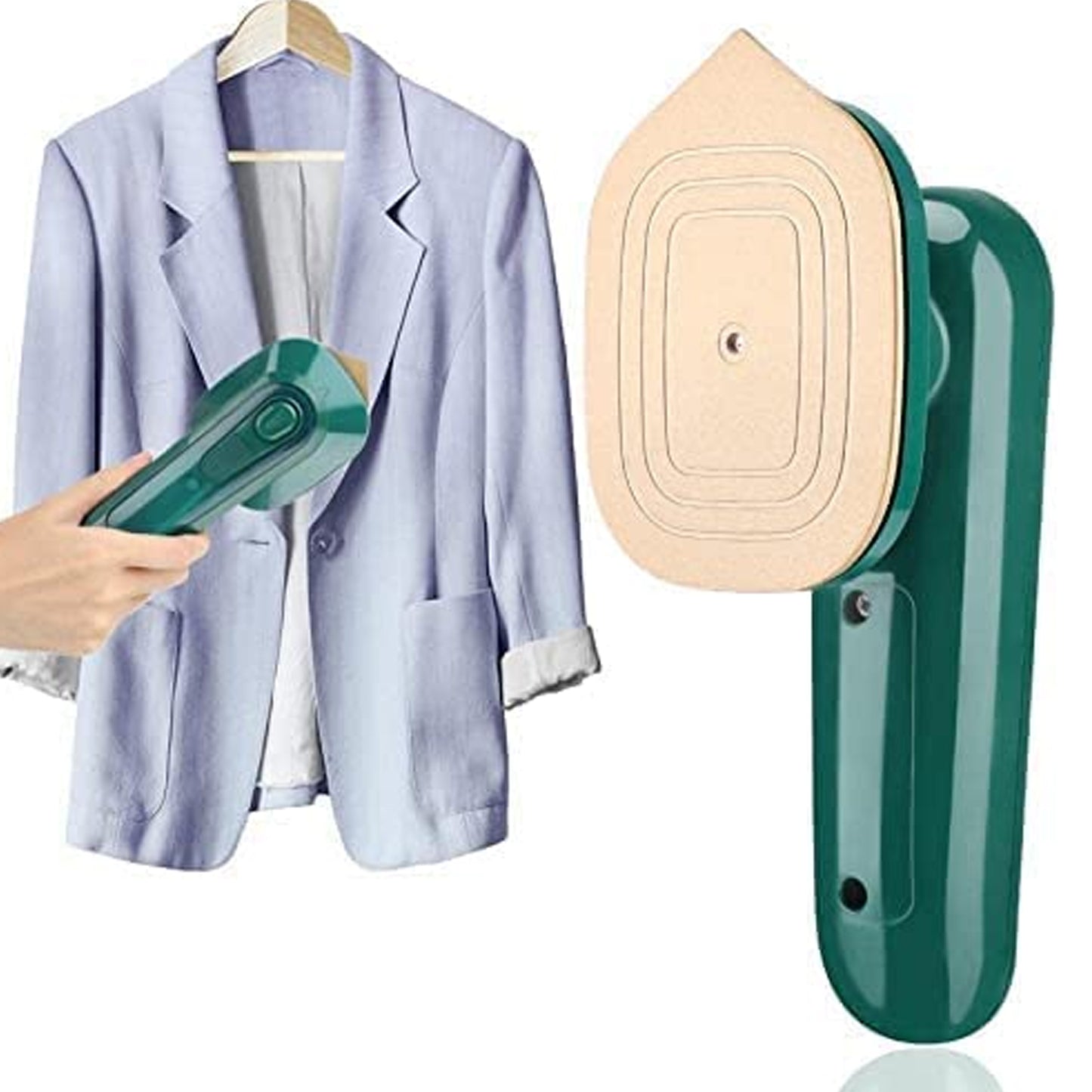 Mini Steam Iron Handheld Garment Steamer For Clothes - Portable Travel Household Ironing Machine Fast Heat Up Powerful Steam Compact Design For Travel And Home Quilting Sewing Iron Useful Gifts For Family Members Friends Birthday (1 Pc) - Happy Price - Image 2