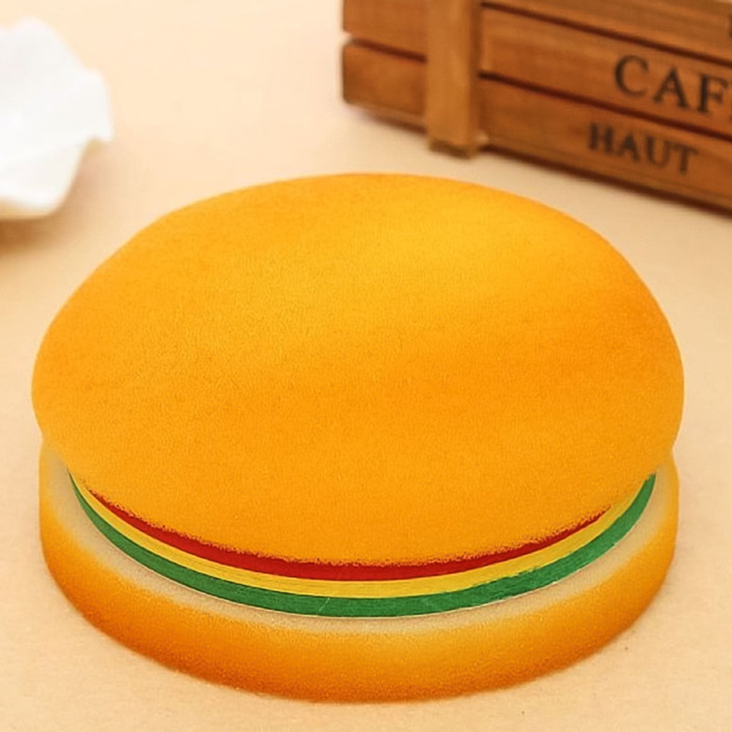 Burger Shaped Notepad  Sticky Notes  Memo Pads Unique Mini Notes (Multicolor) - Happy Price - Image 2