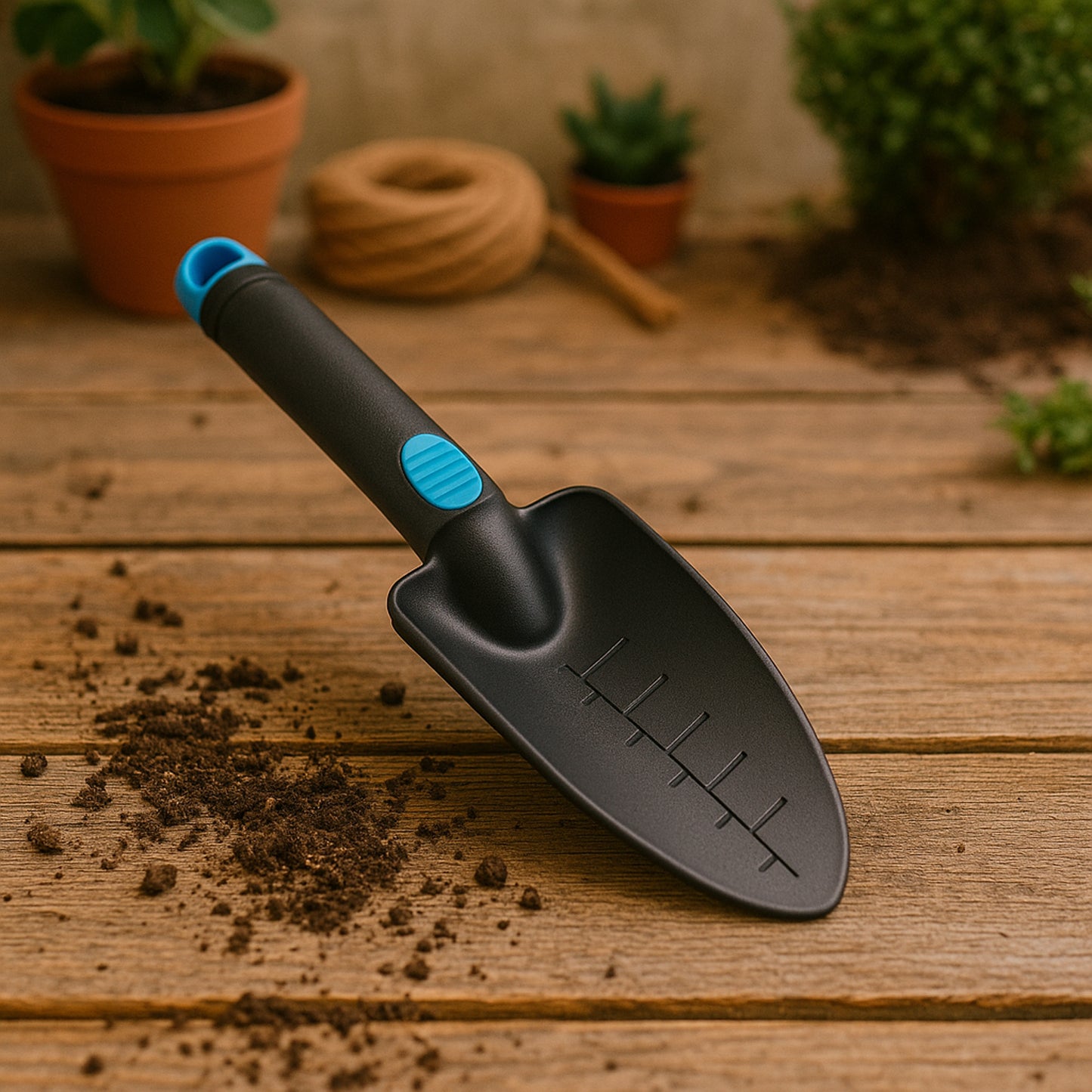 Plastic Heavy Duty Garden Hand Trowel With Measurement Marks (1 Pc) - Happy Price - Image 2