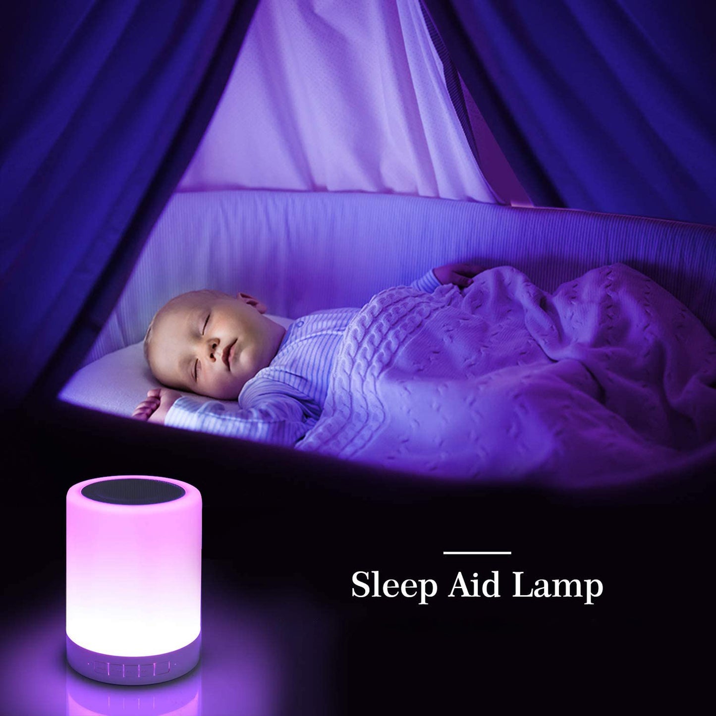 Wireless LED Touch Lamp with Bluetooth Speaker - Happy Price - Image 6