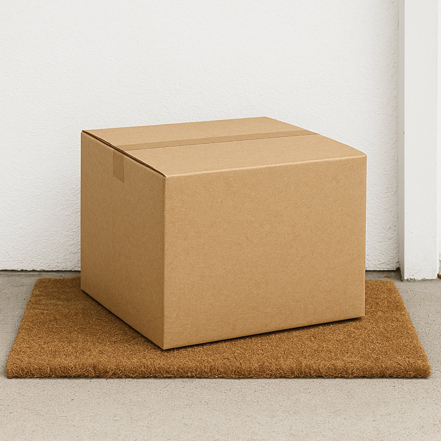 Durable Brown Corrugated Packaging Box - 17x26x26 Cm, 1 Pc