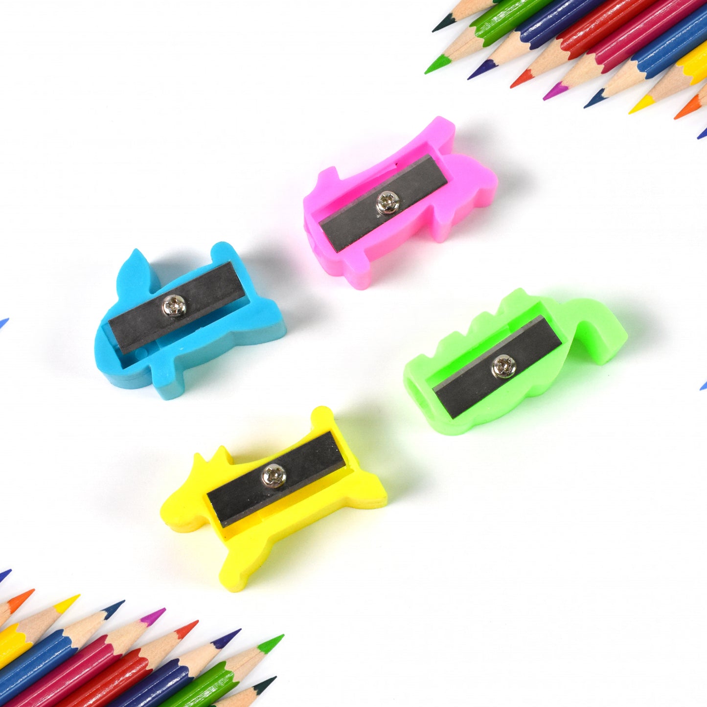 Plastic Small Cute Pencil Sharpener (1 Pc  Mix Design  Color) - Happy Price - Image 2