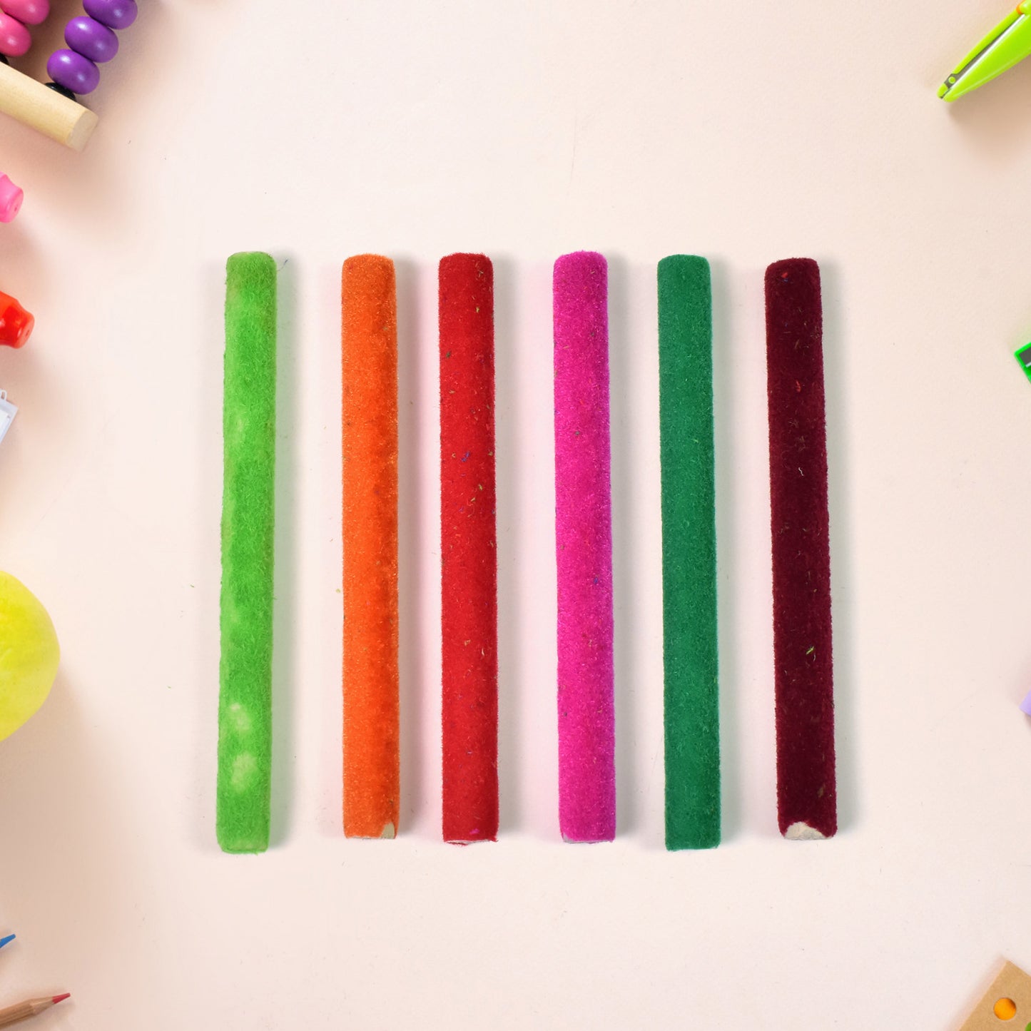 Small Velvet Pencil (1 Pc  Mix Color  Design) - Happy Price - Image 2