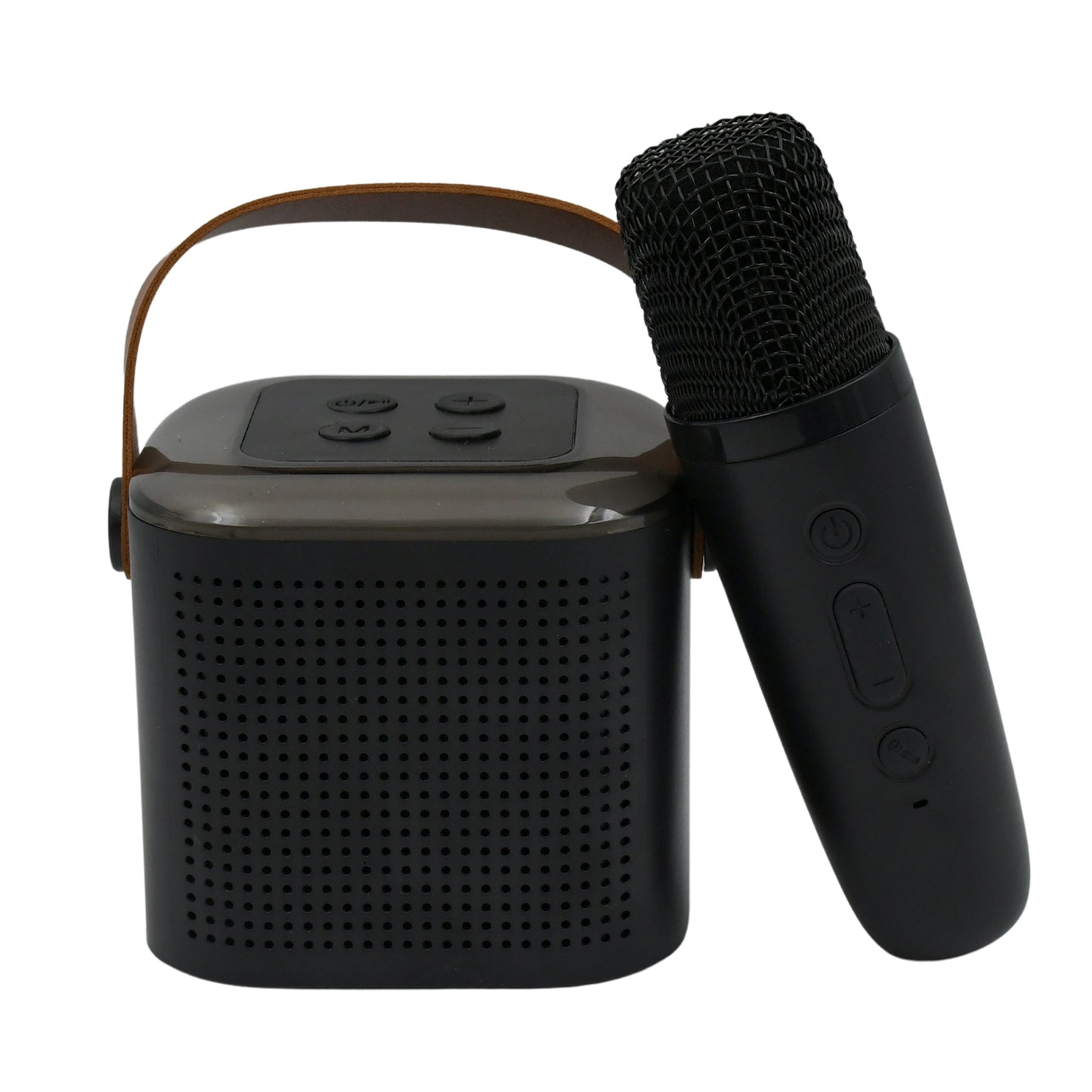 Wireless Speaker Microphone Set Rgb Light Support Memory Card Portablekaraoke Machine Perfect  For Travel Tv - Happy Price - Image 6