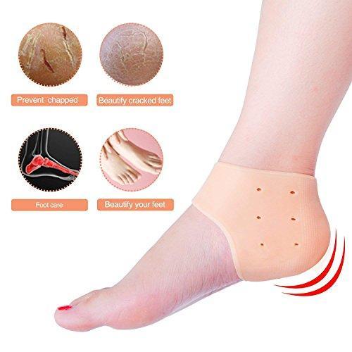 Anti Crack Silicon Gel Heel Moisturizing Socks For Foot Care Men Women (Loose Pack) - Happy Price - Image 1