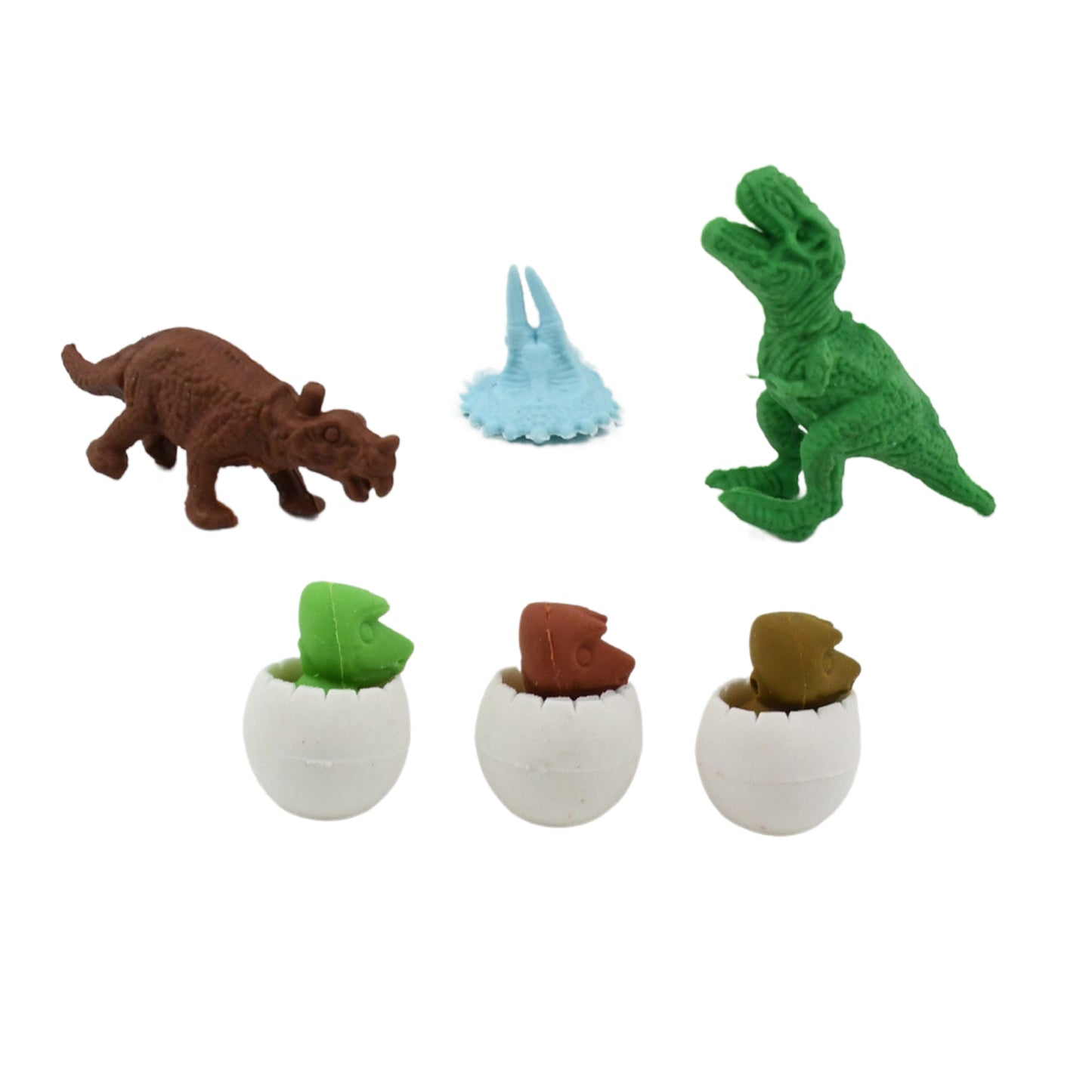 Dinosaur Shaped Erasers  Egg Shape Eraser For Kids Dinosaur Erasers Puzzle 3d Eraser Mini Eraser Dinosaur Toys Desk Pets For Students Classroom Prizes Class Rewards Party Favors (5 Pcs Set) - Happy Price - Image 4