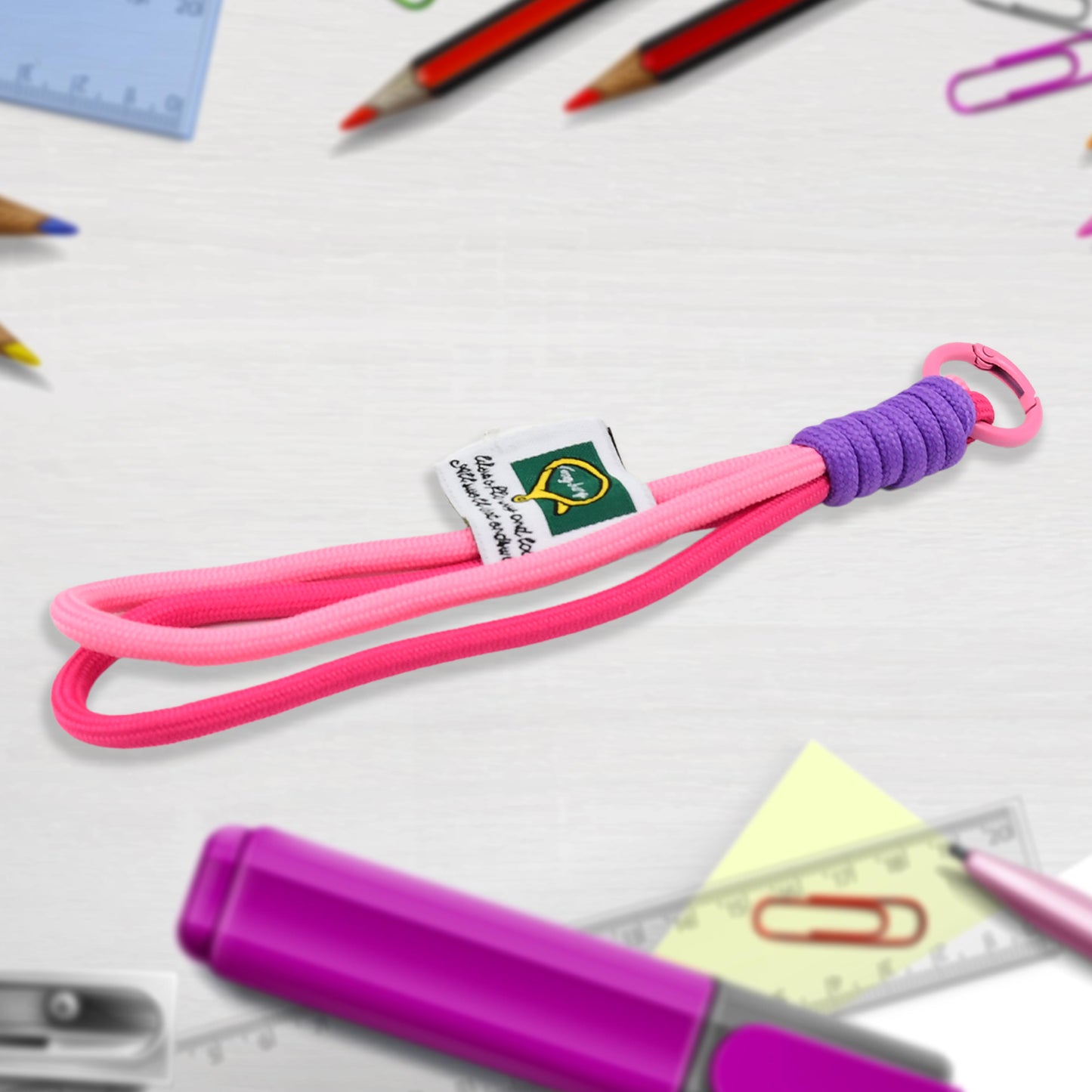 Multipurpose Hand Wrist Strap Lanyardwith Cellphone Phone Strap (1 Pc  7 Inch  Multicolor) - Happy Price - Image 2