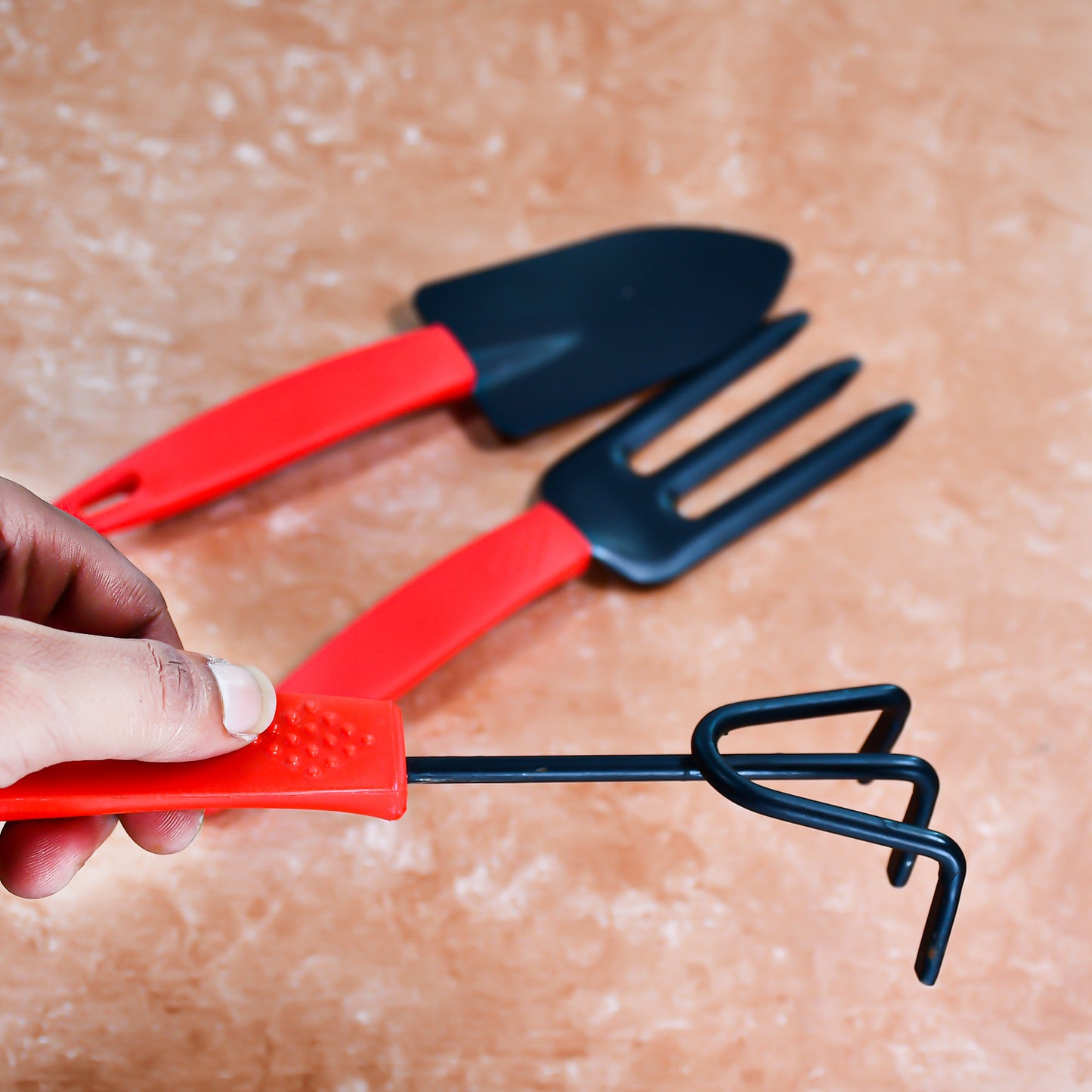 3pcs Small Sized Hand Cultivator Small Trowel Garden Fork - Happy Price - Image 5