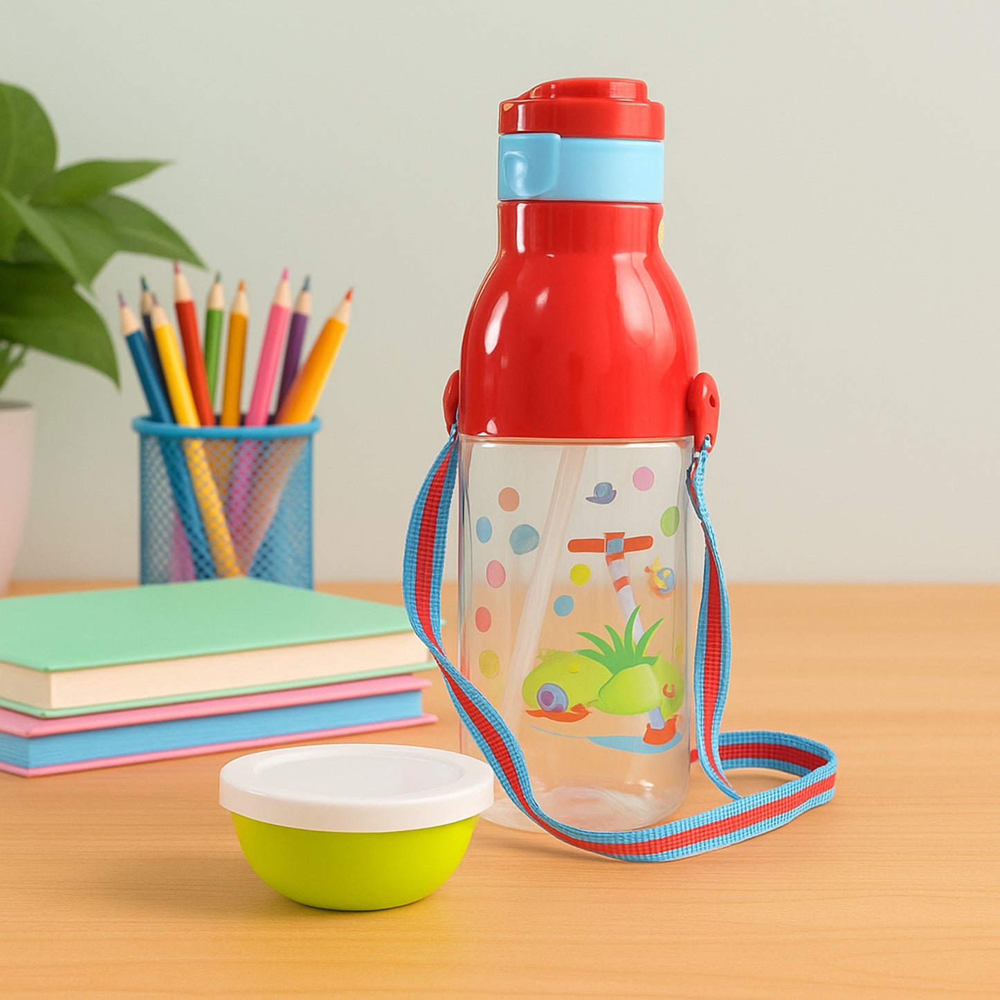 Plastic Tranparent Sports Insulated Water Bottle With Dori  Straw Easy To Carry High Quality Water Bottle Bpa-free  Leak-proof For Kids School For Fridge Office Sports School Gym Yoga (1 Pc 800ml) - Happy Price - Image 7