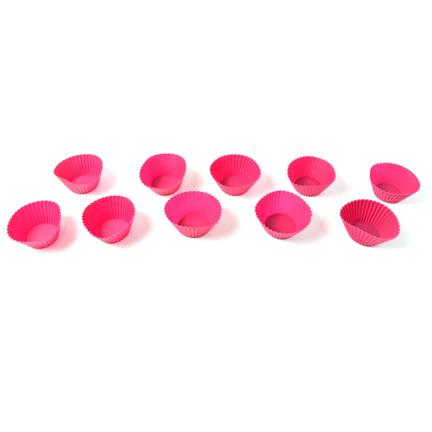 Silicone Cup Cake Mould (10 Pcs Set) - Happy Price - Image 4