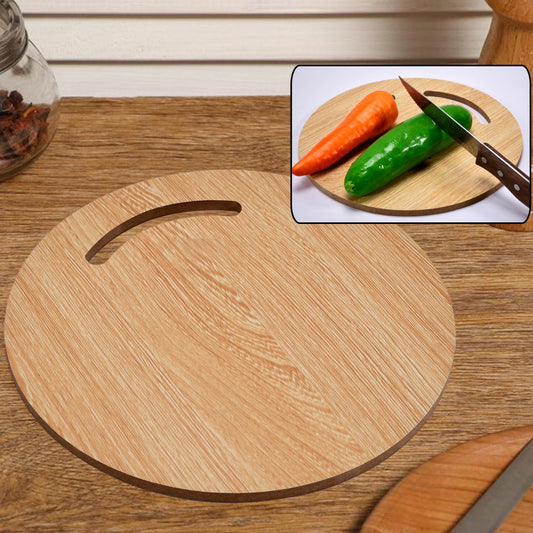 Wooden Round Chopping Board  For Chopping Fruit  Vegetable - Happy Price - Image 1
