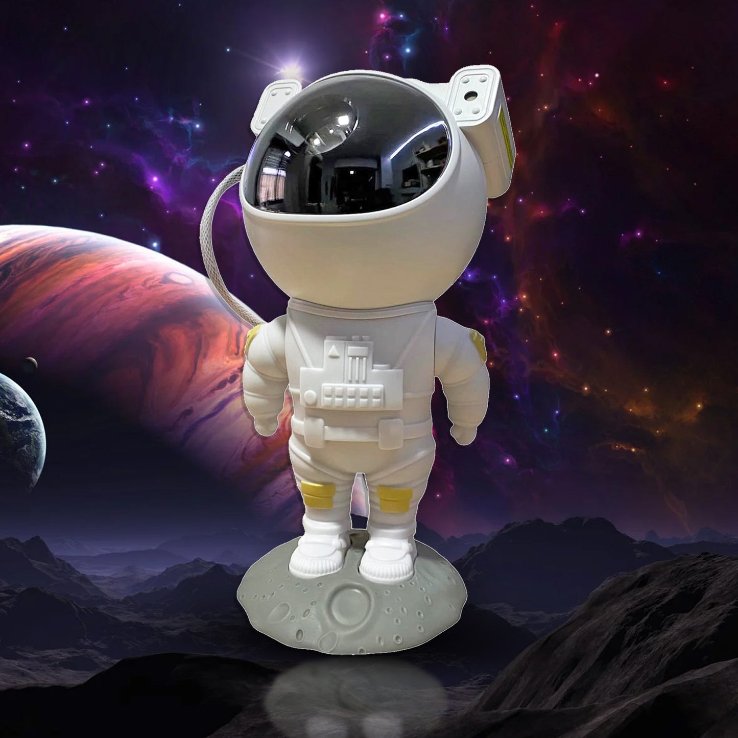 Robot Sky Space Stars Light Astronaut Galaxy Projector Night Lamp Bedroom Kids Projector Remote Control Star Projector Will Take Childrens To Explore The Vast Starry Sky For Adults Raksha Bandhan Diwali Gift - Happy Price - Image 2