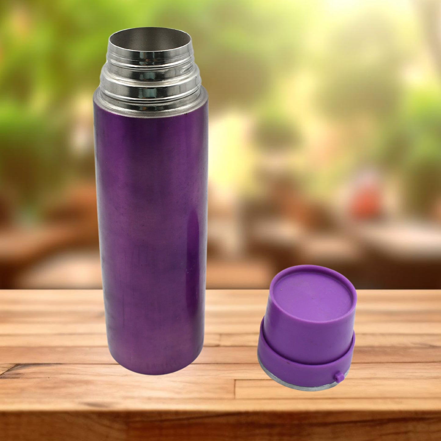 Stainless Steel Water Bottle Leak Proof Rust Proof Hot  Cold Drinks Gym Sipper Bpa Free Food Grade Quality Steel Fridge Bottle For Office  Gym  School (500 Ml Approx) - Happy Price - Image 3