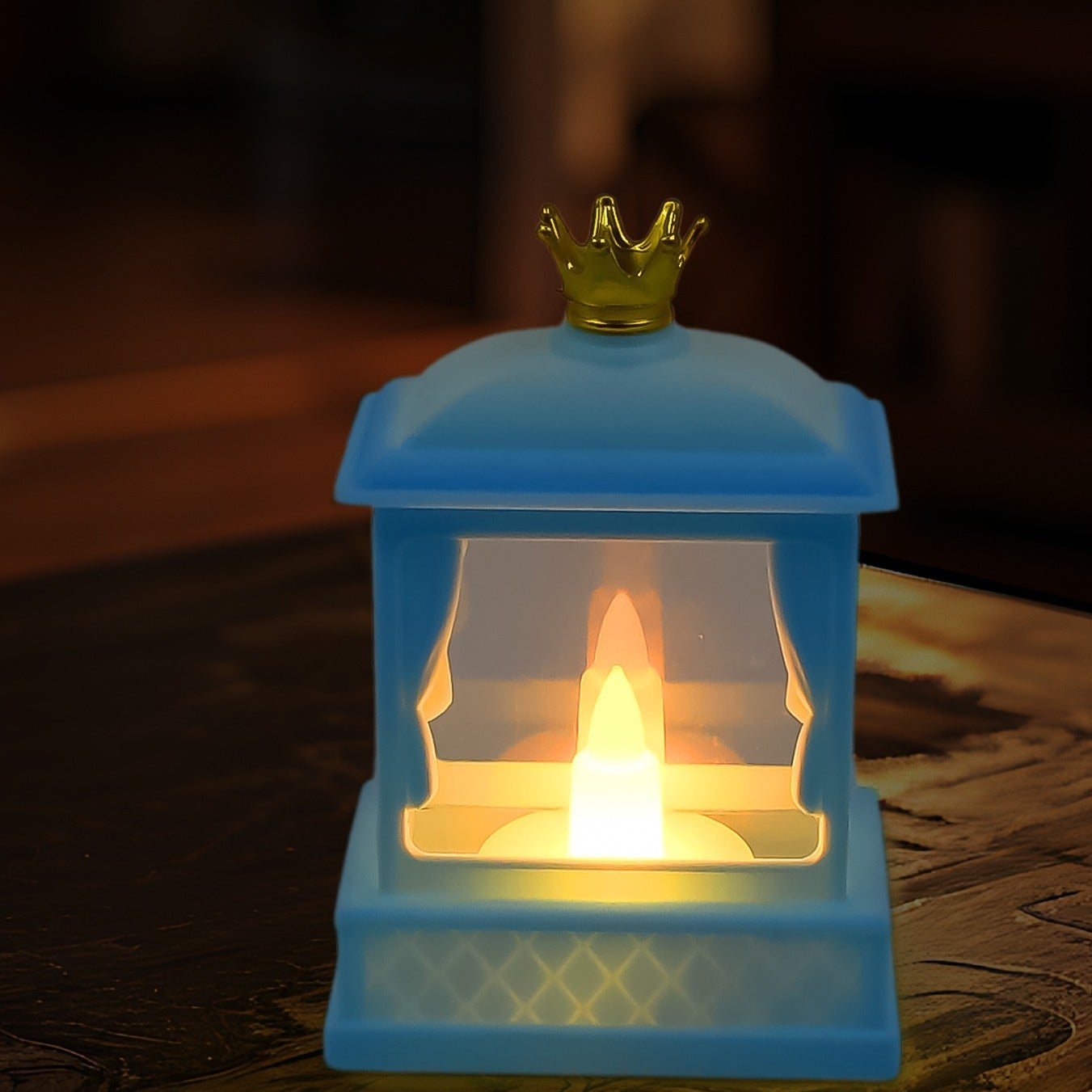 Acrylic Battery Operated Mini Square Led Lantern (1pc) - Happy Price - Image 1