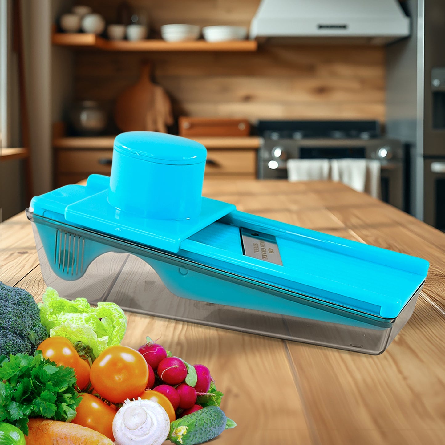 2-in-1 Multipurpose Vegetable  Dry Fruit Slicer (1 Pc) - Happy Price - Image 2